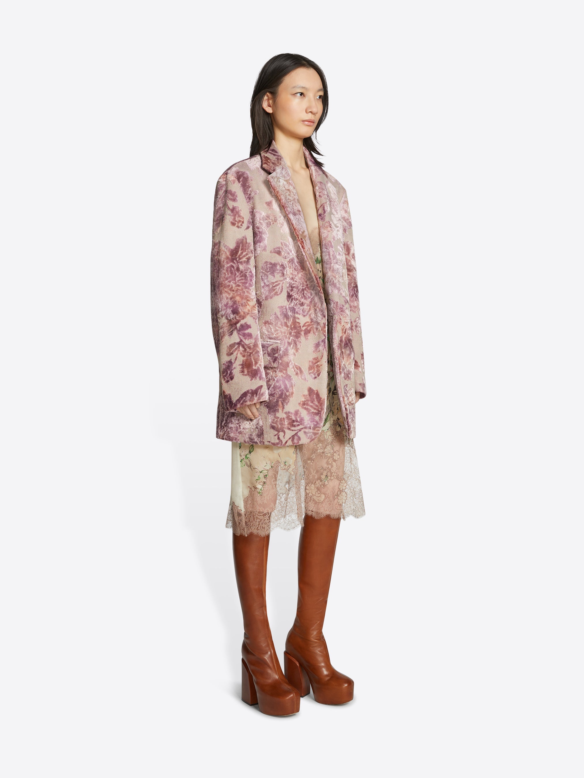 Jacquard blazer - Autumn-Winter Women | Dries Van Noten