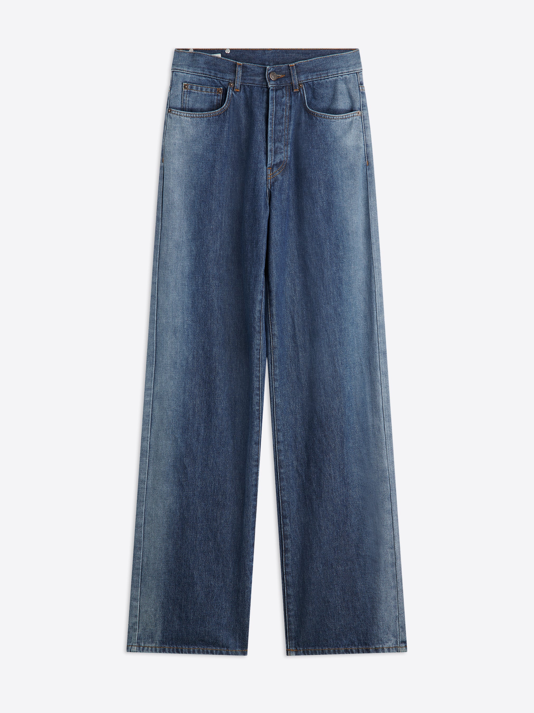 Dries Van Noten Indigo Button-Fly Jeans