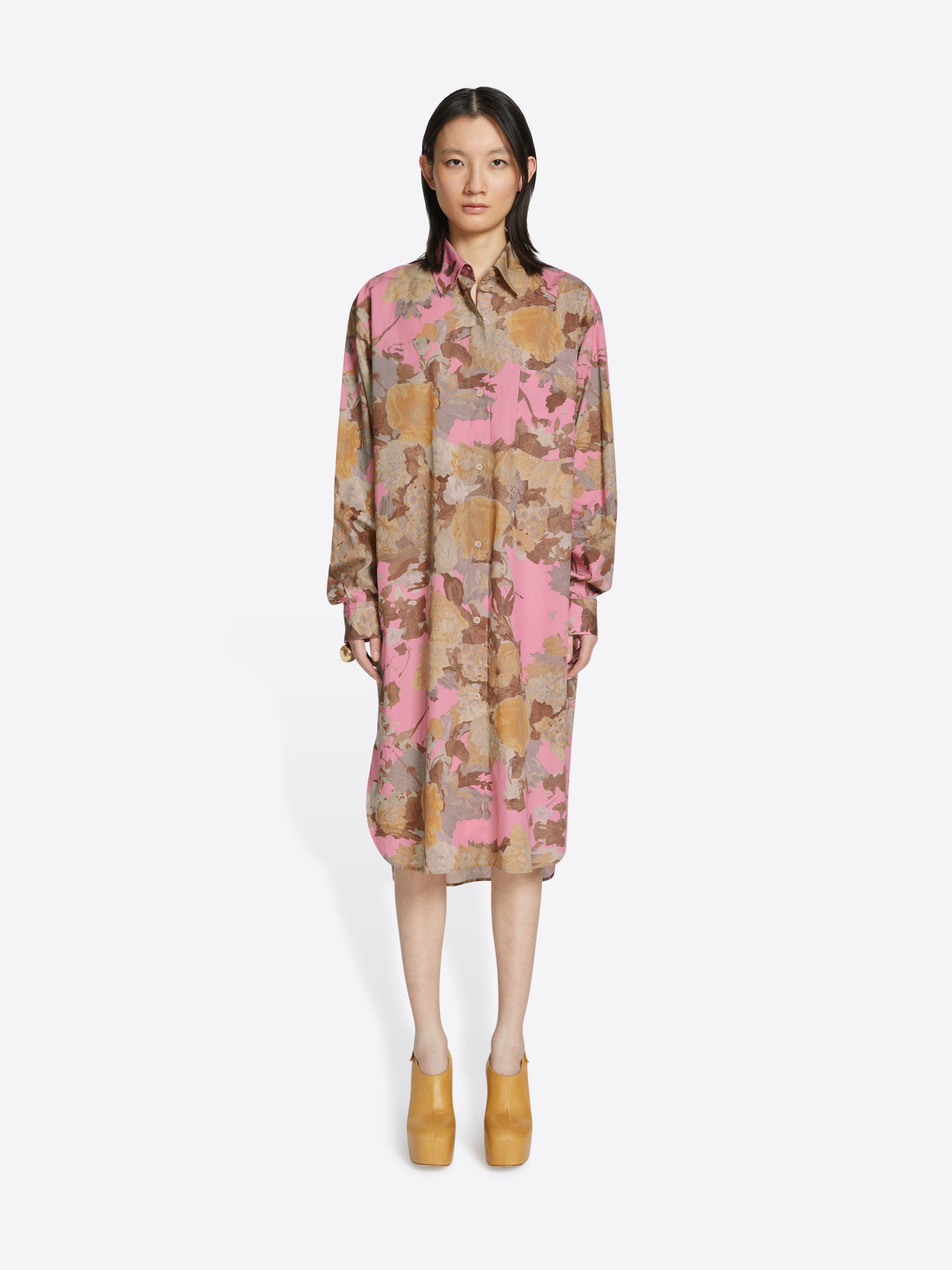 Cotton shirt dress - Autumn-Winter Women | Dries Van Noten