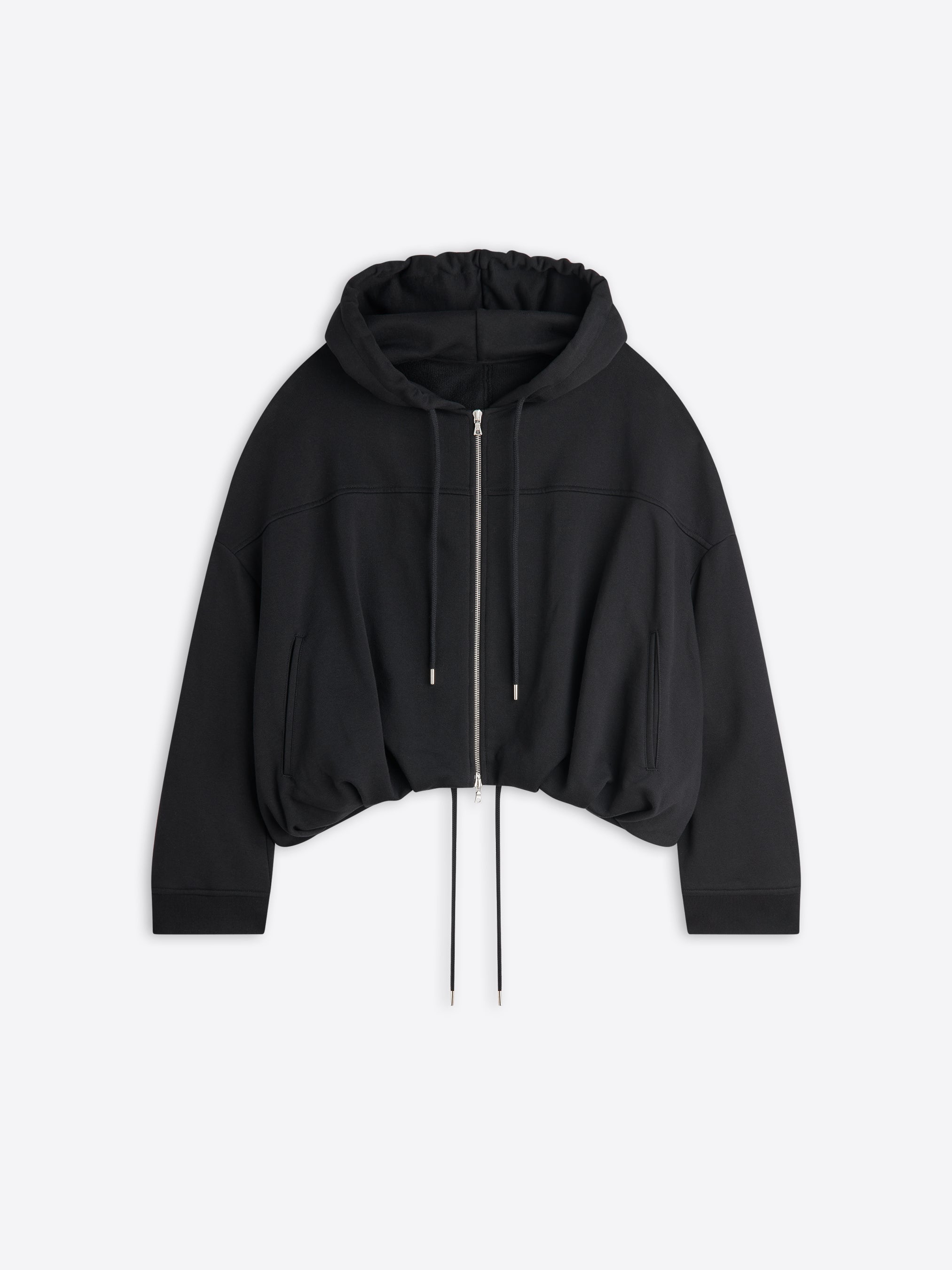 Draped zip hoodie - Autumn-Winter Women | Dries Van Noten