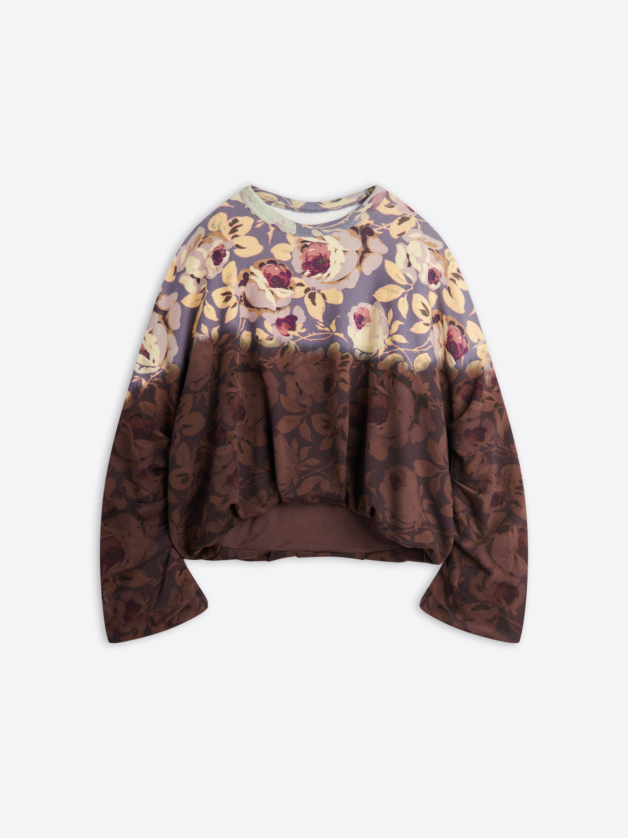 Draped sweatshirt - Autumn-Winter Women | Dries Van Noten