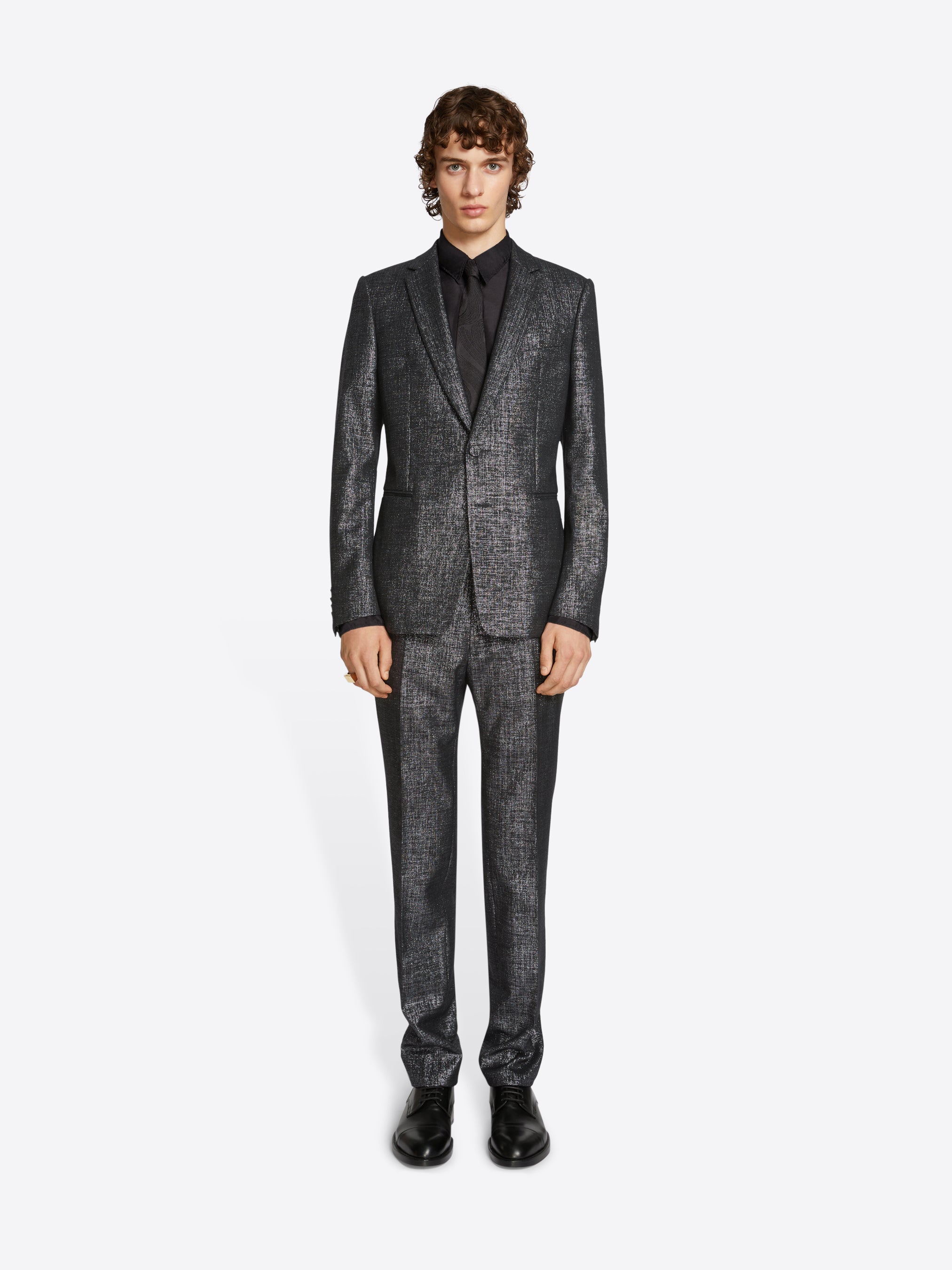 Slim fit glitter suit - Autumn-Winter Men | Dries Van Noten