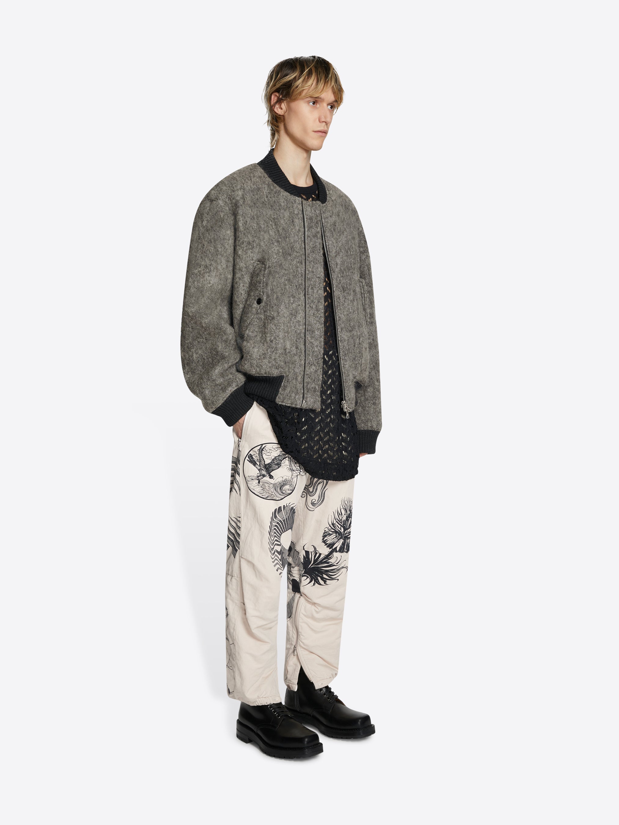 Wool bomber - Autumn-Winter Men | Dries Van Noten