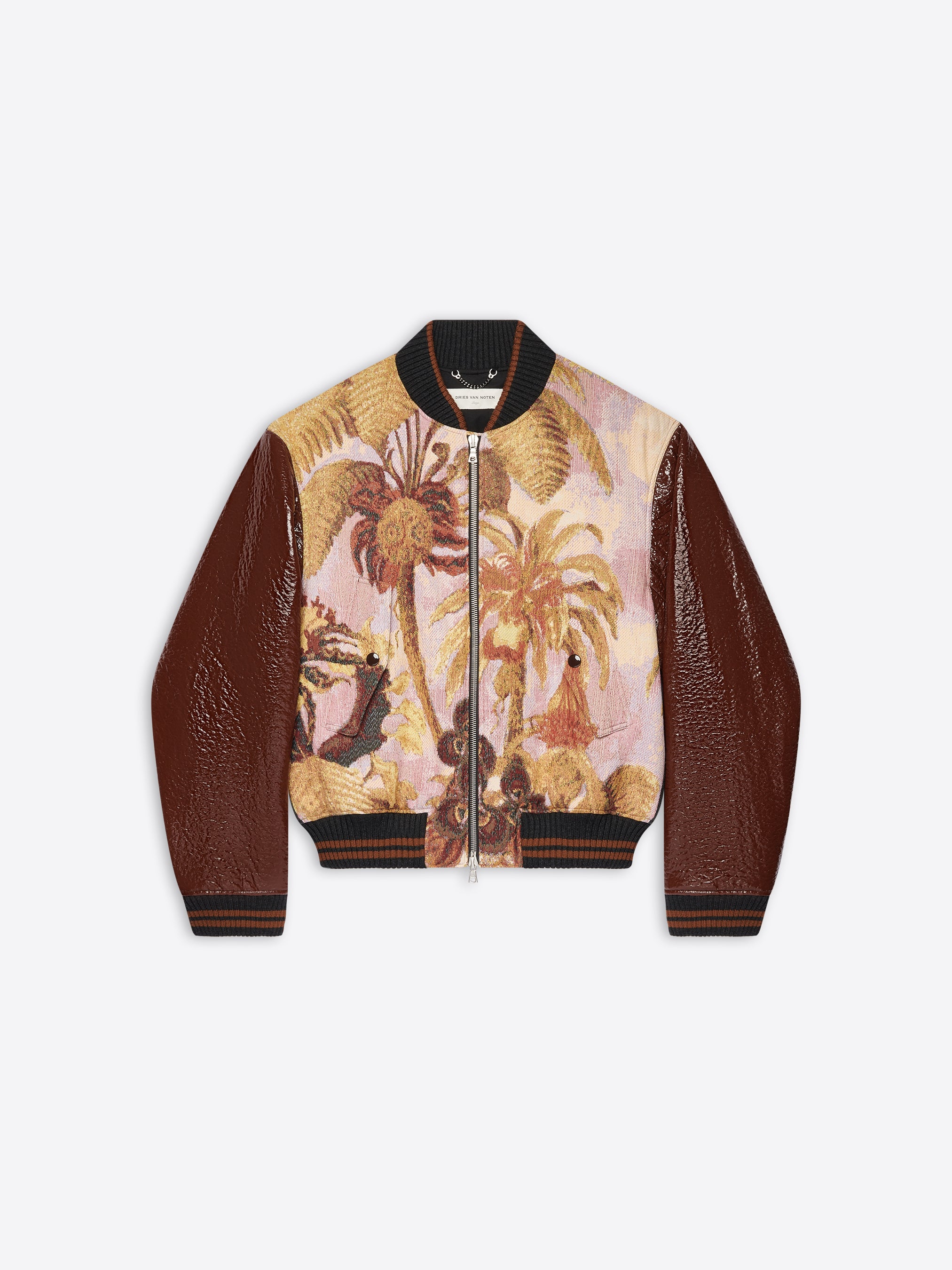 Jacquard bomber - Autumn-Winter Men | Dries Van Noten