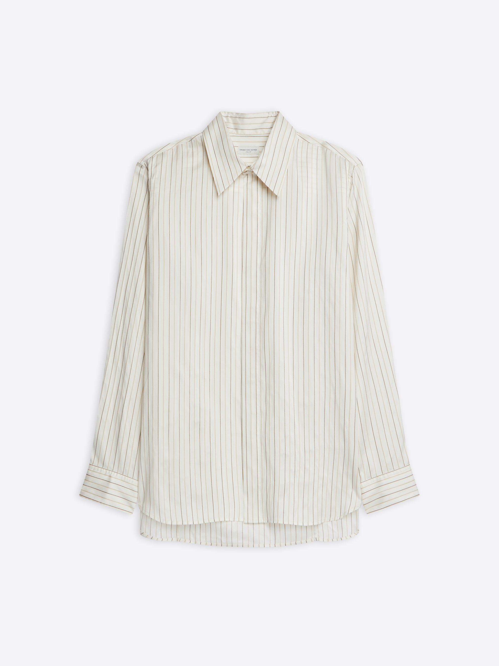 dries van noten 2023 SS stripe shirt | nate-hospital.com