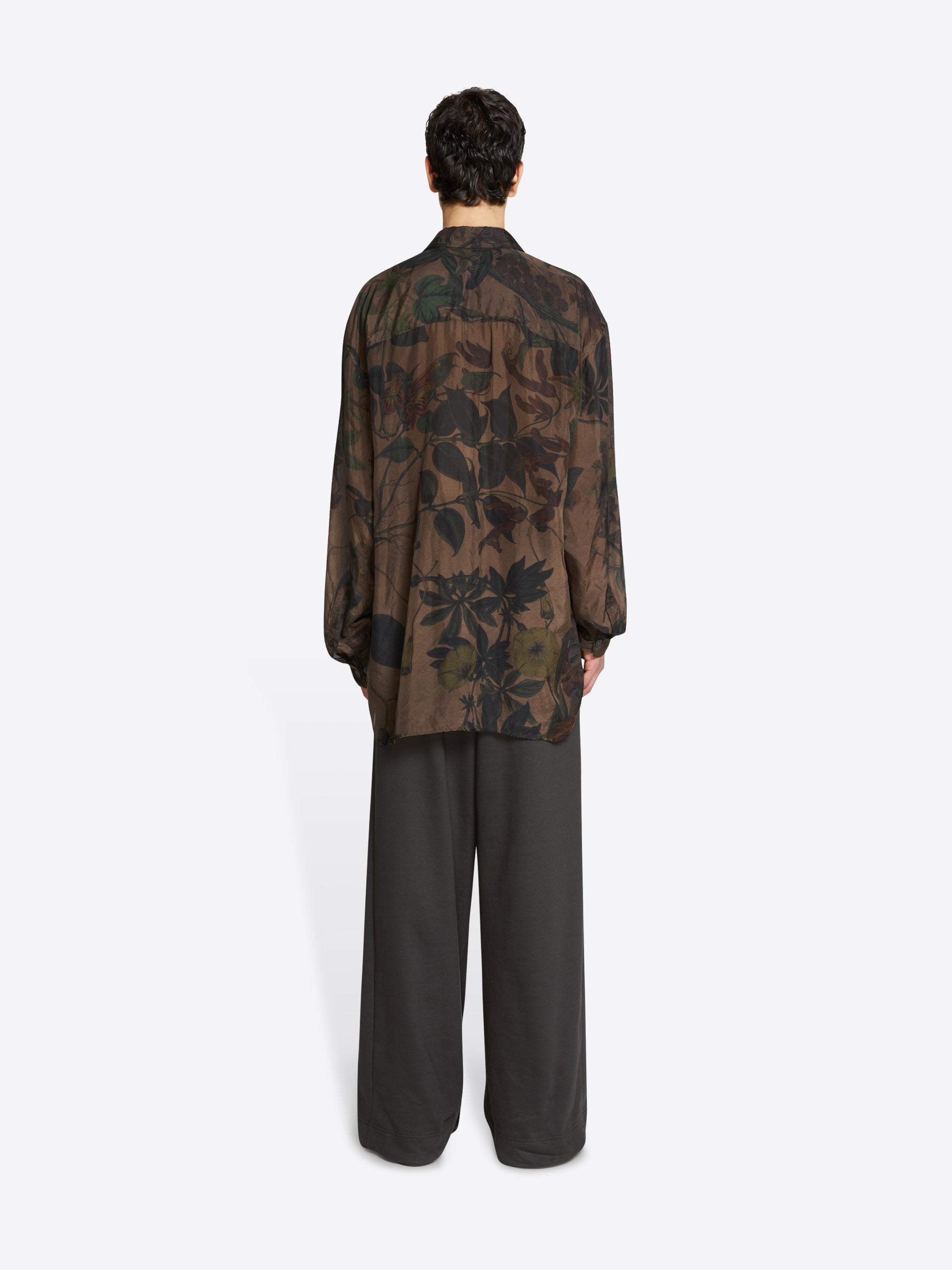 Silk botanic shirt - Autumn-Winter Men | Dries Van Noten