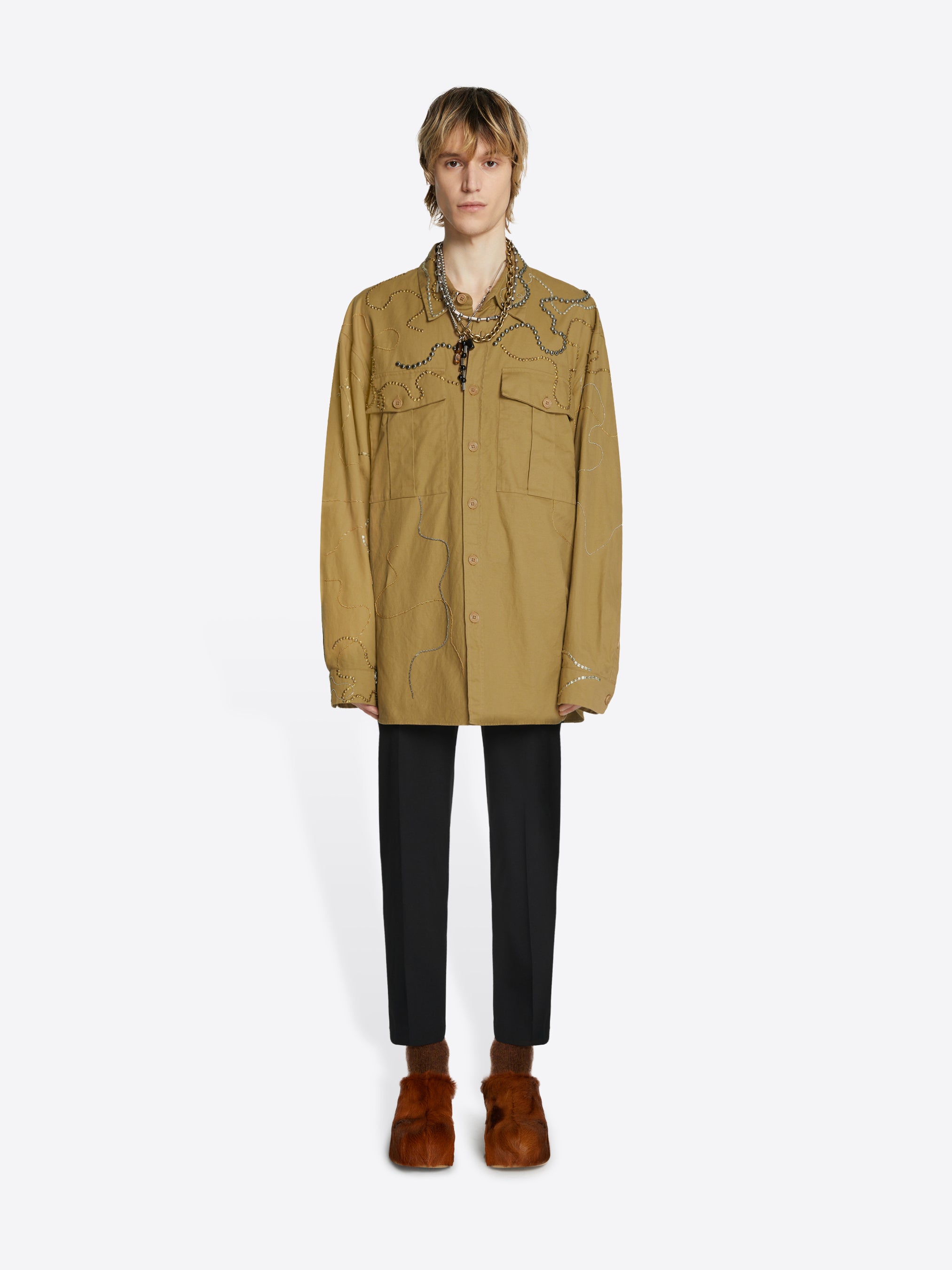 Metal chain shirt - Autumn-Winter Men | Dries Van Noten