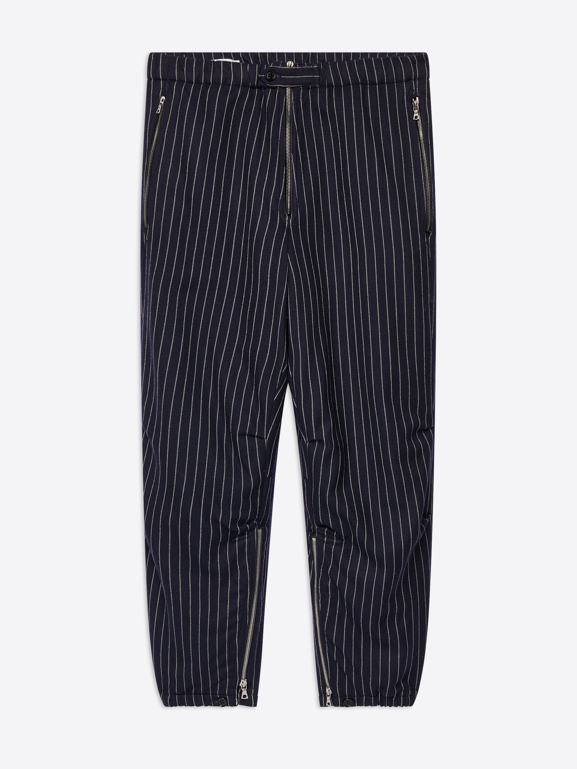 Mens pinstripe sales cropped trousers