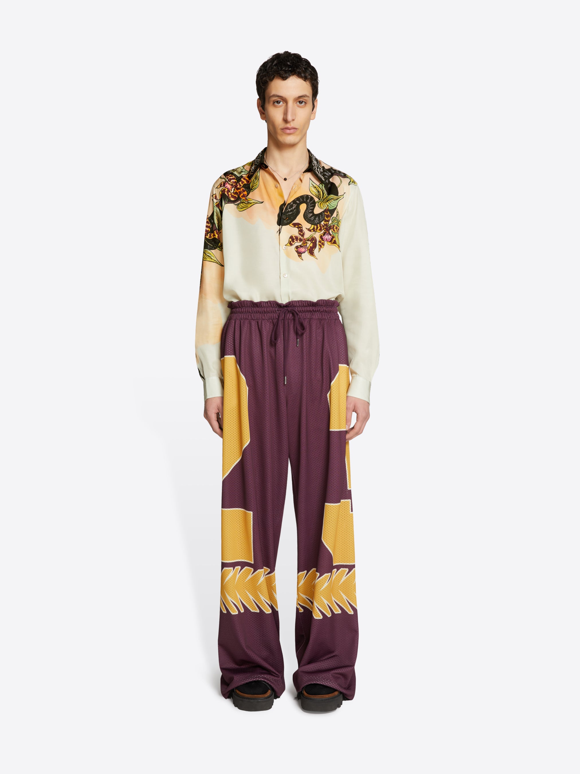 Mesh pants - Autumn-Winter Men | Dries Van Noten