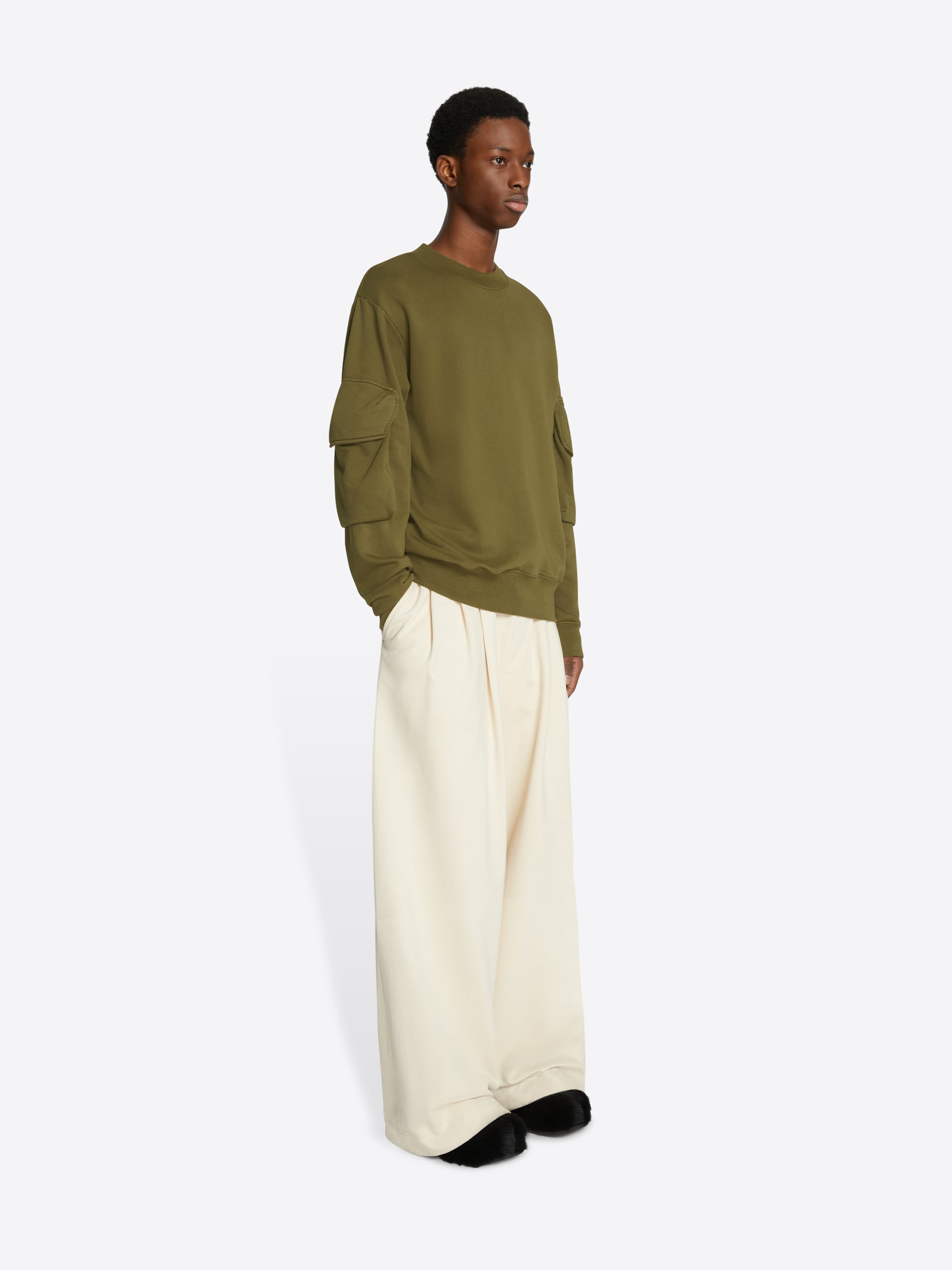 Cargo sweatshirt - Autumn-Winter Men | Dries Van Noten