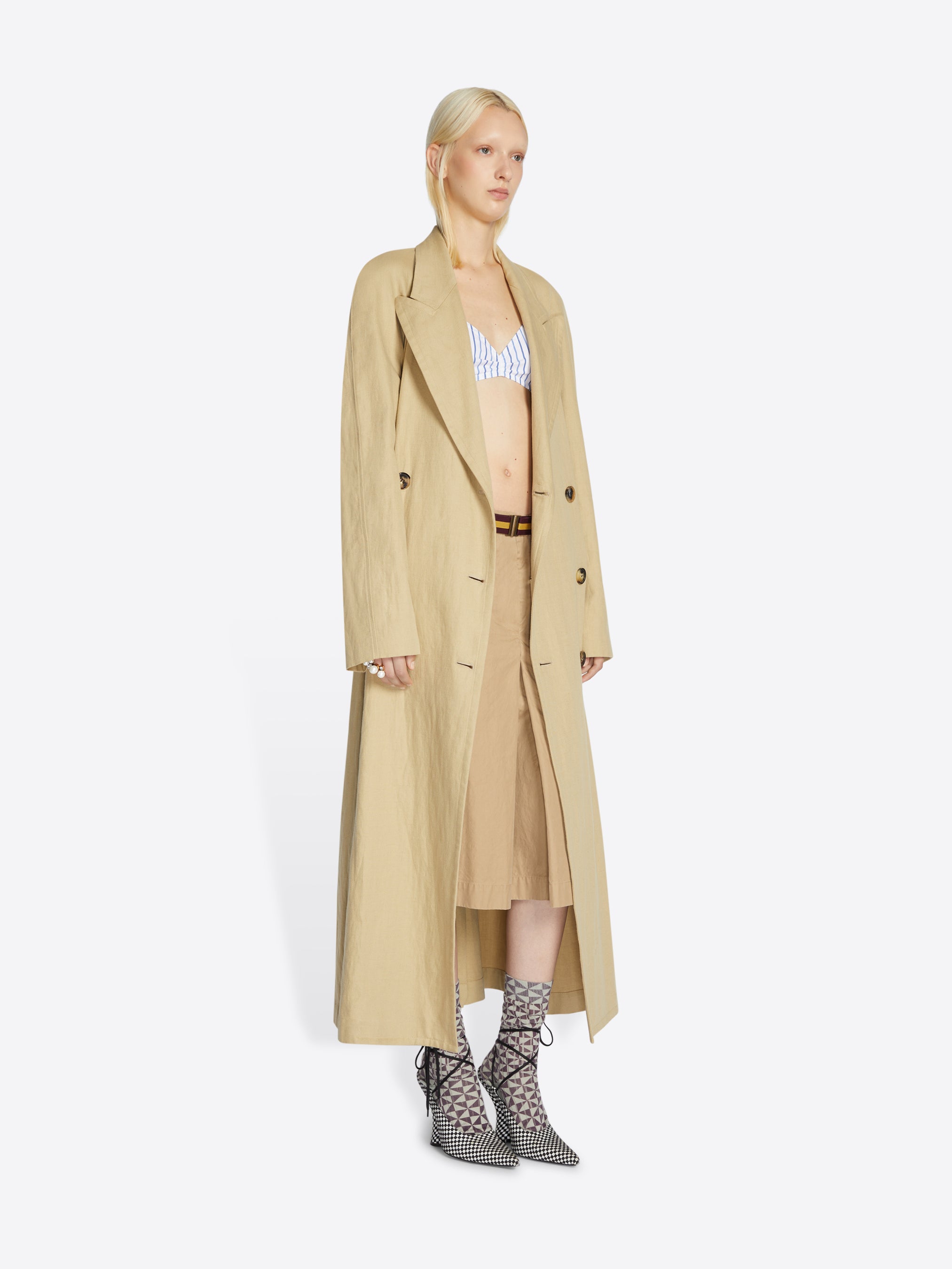 Loose fit coat - Spring-Summer Women | Dries Van Noten