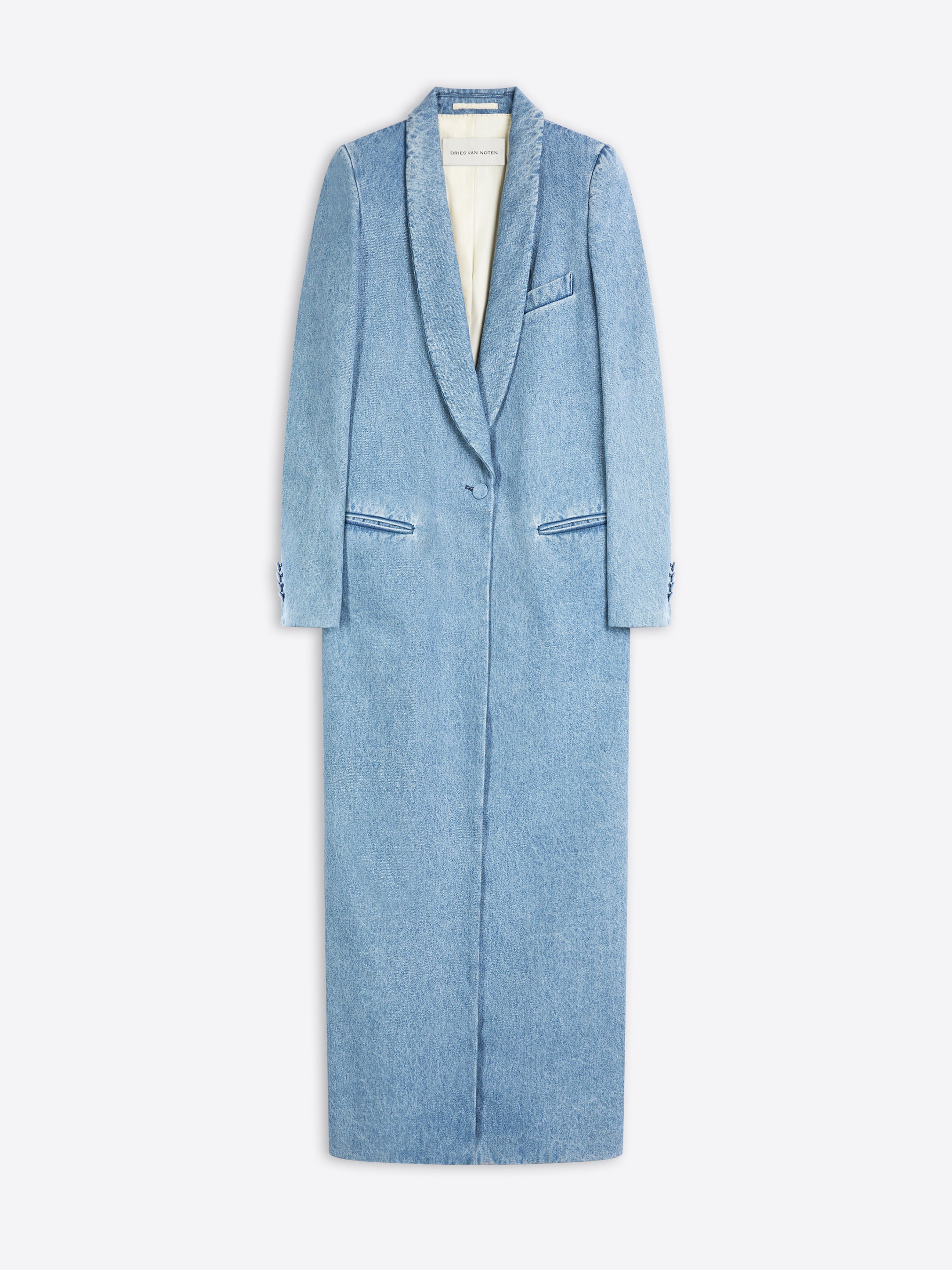 Denim trench coat - Spring-Summer Women | Dries Van Noten