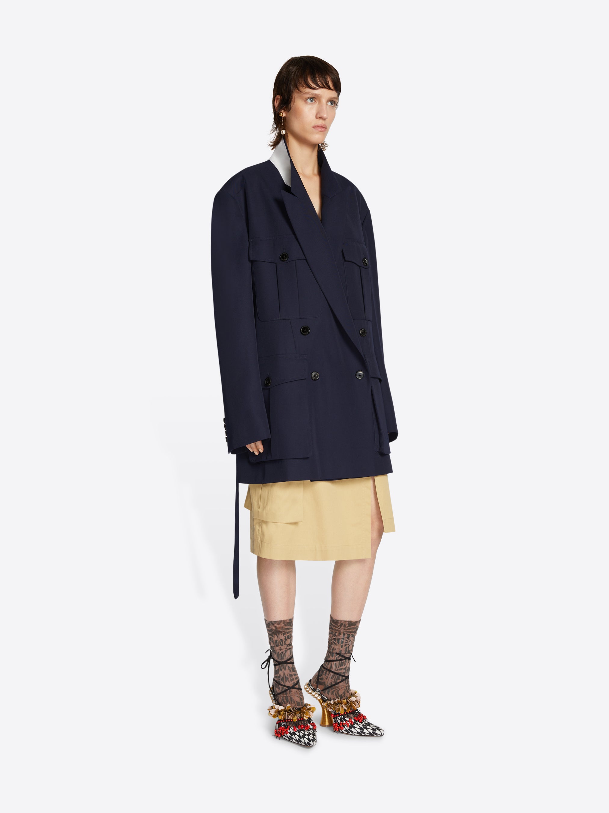 Oversized coat - Spring-Summer Women | Dries Van Noten