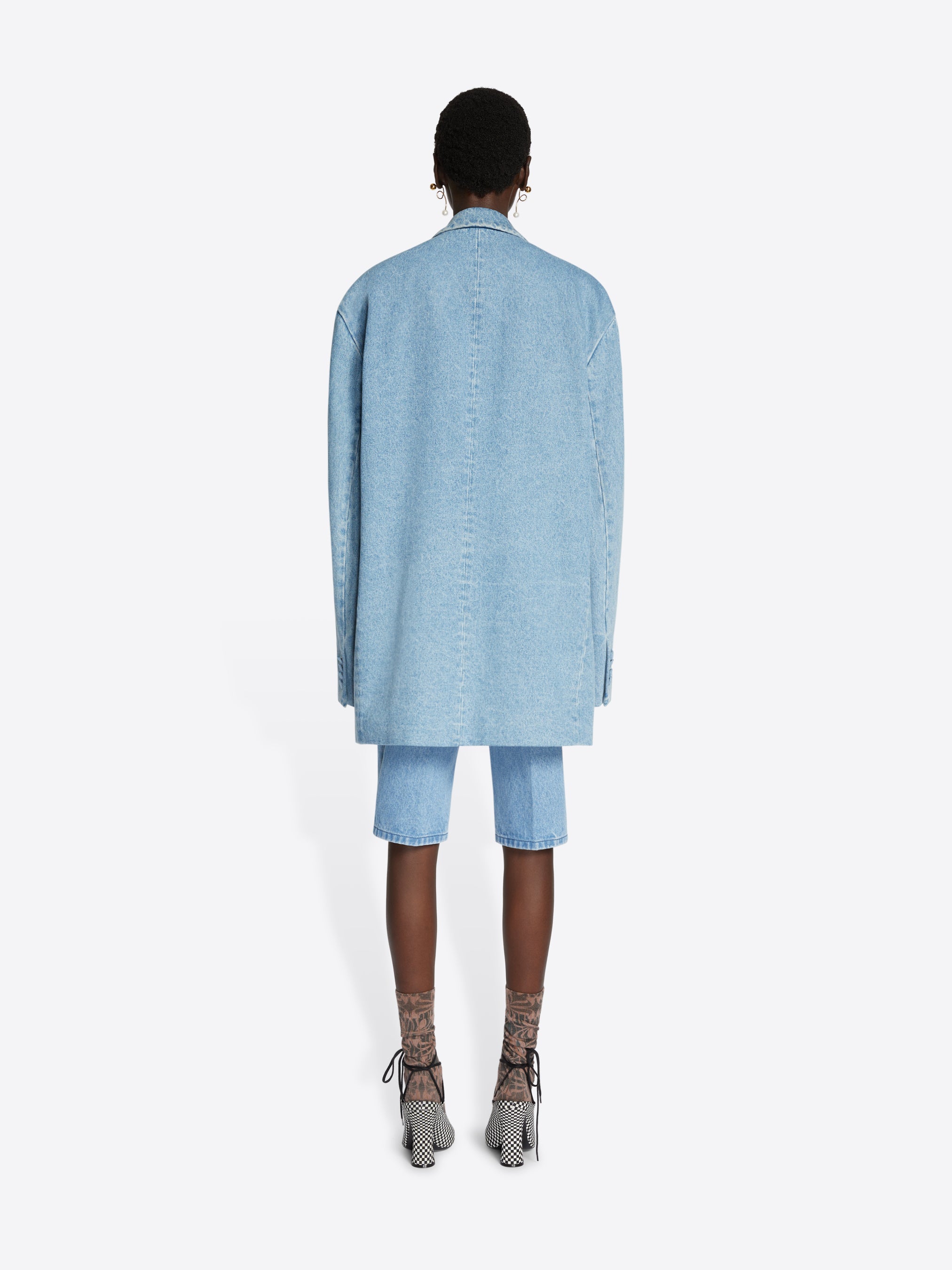 Oversized denim blazer - Spring-Summer Women | Dries Van Noten