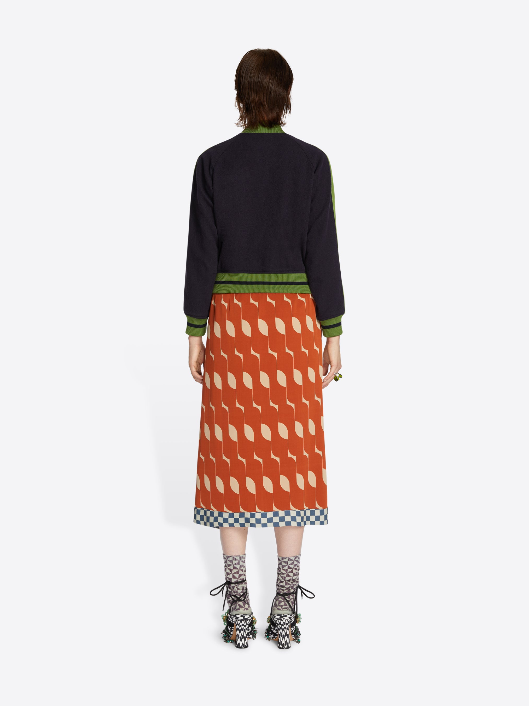 Printed draped skirt - Spring-Summer Women | Dries Van Noten