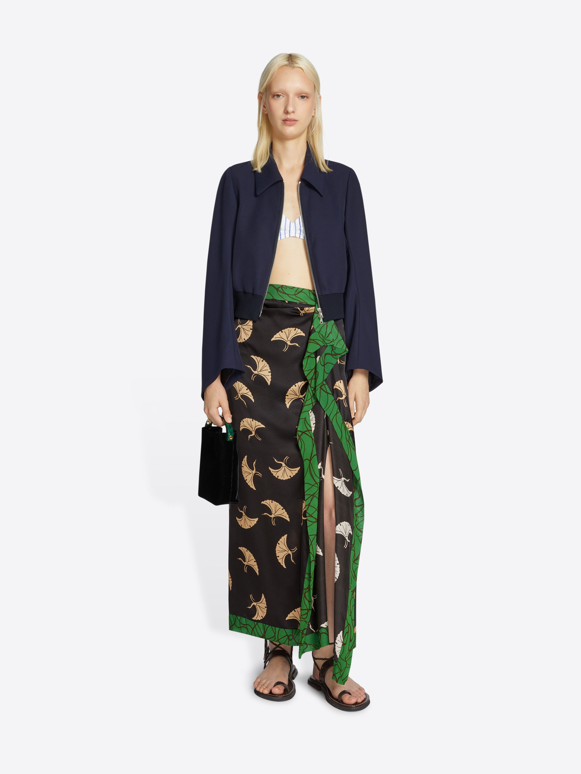 Silk draped skirt - Spring-Summer Women | Dries Van Noten