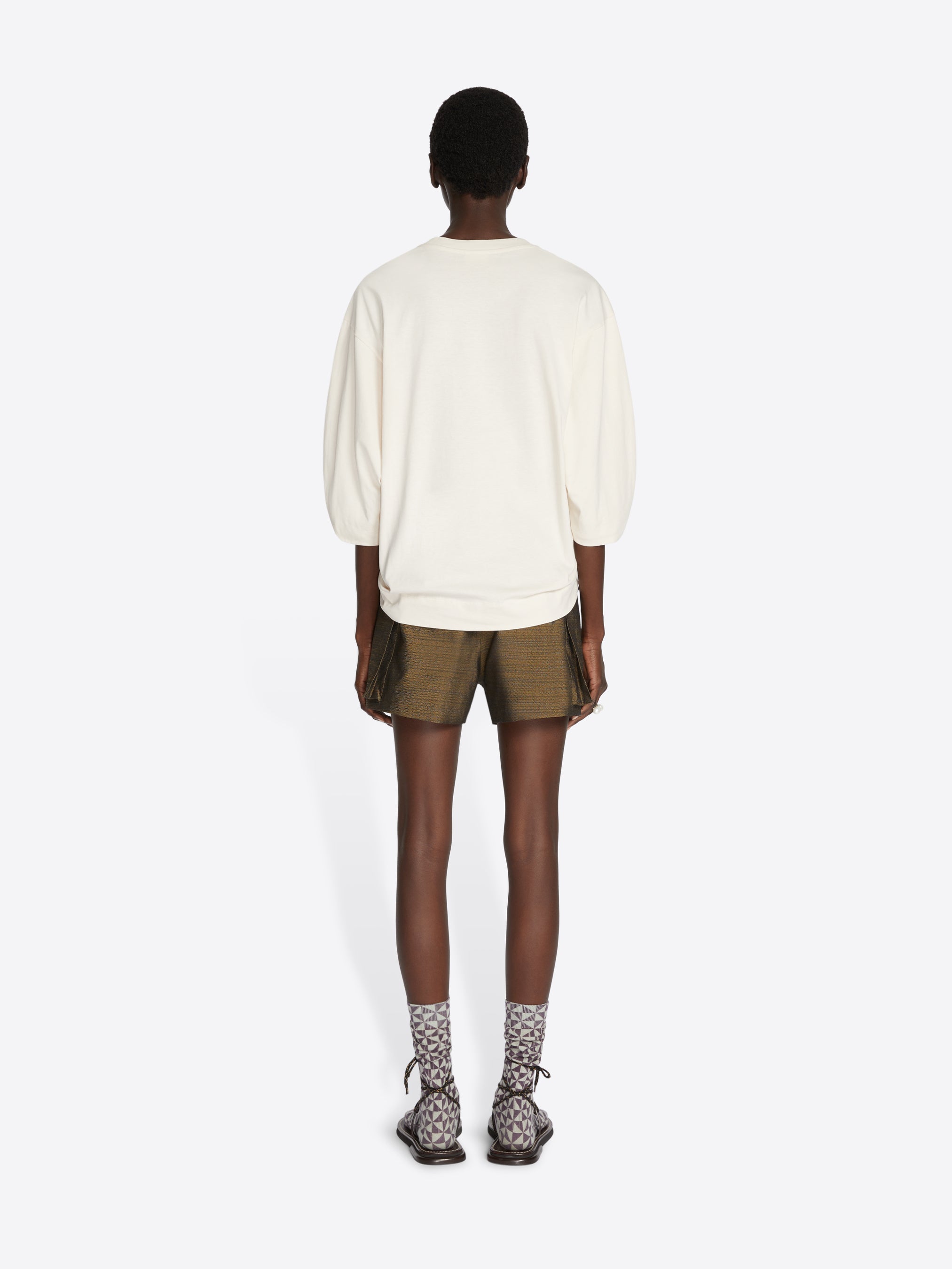 Draped sleeve tee - Spring-Summer Women | Dries Van Noten