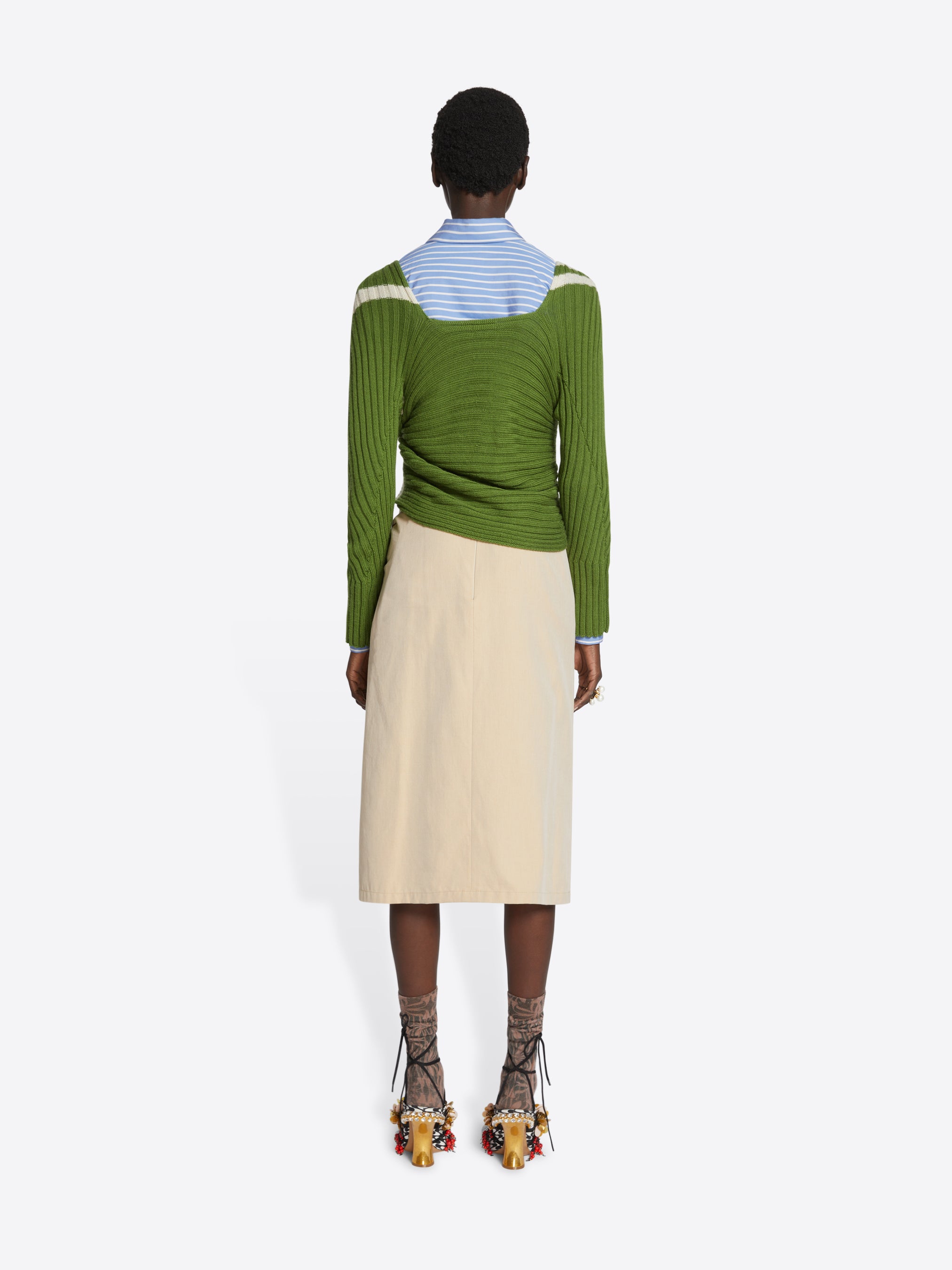 Wrap scarf sweater - Spring-Summer Women | Dries Van Noten