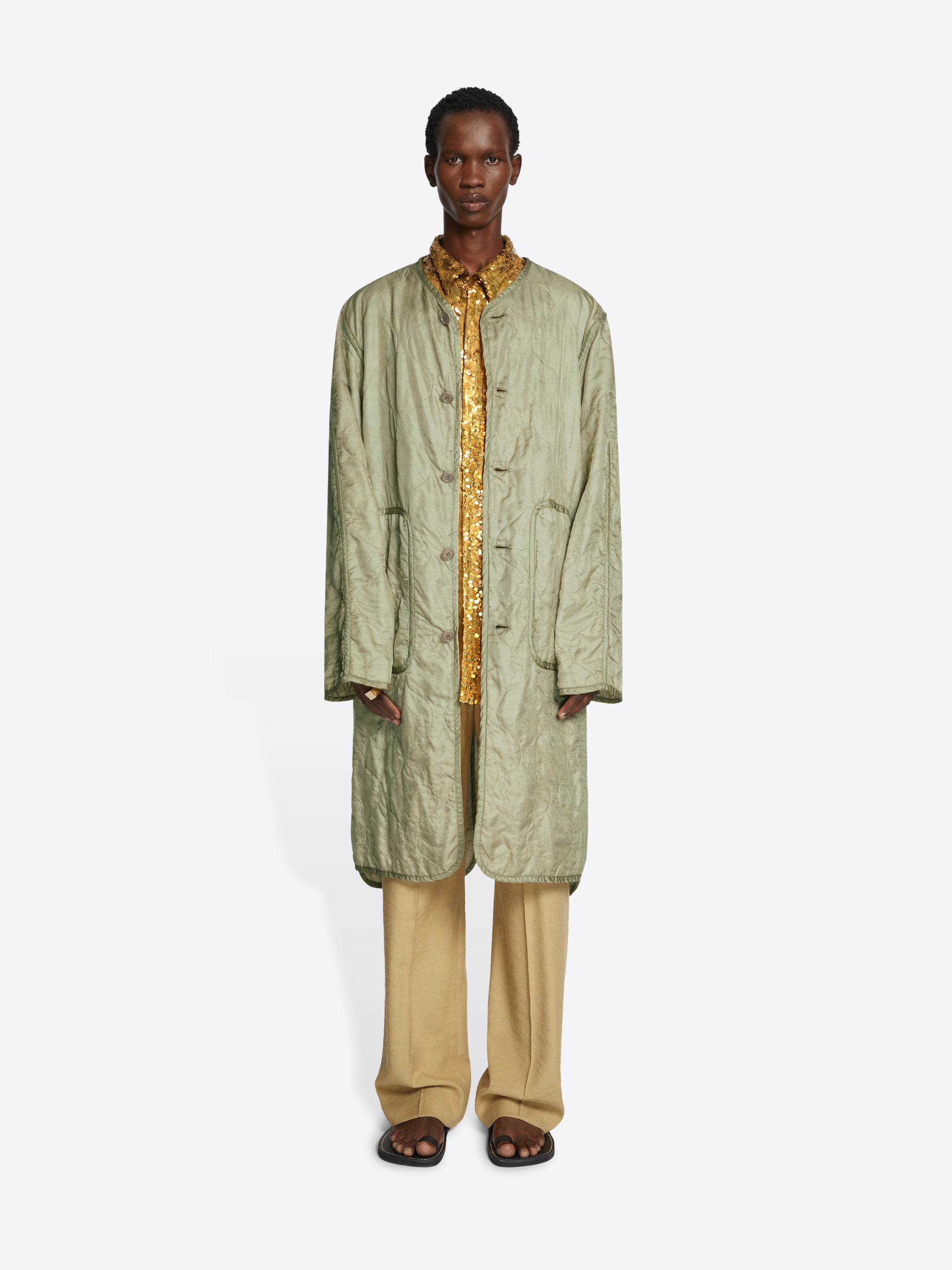 Dries van store noten parka