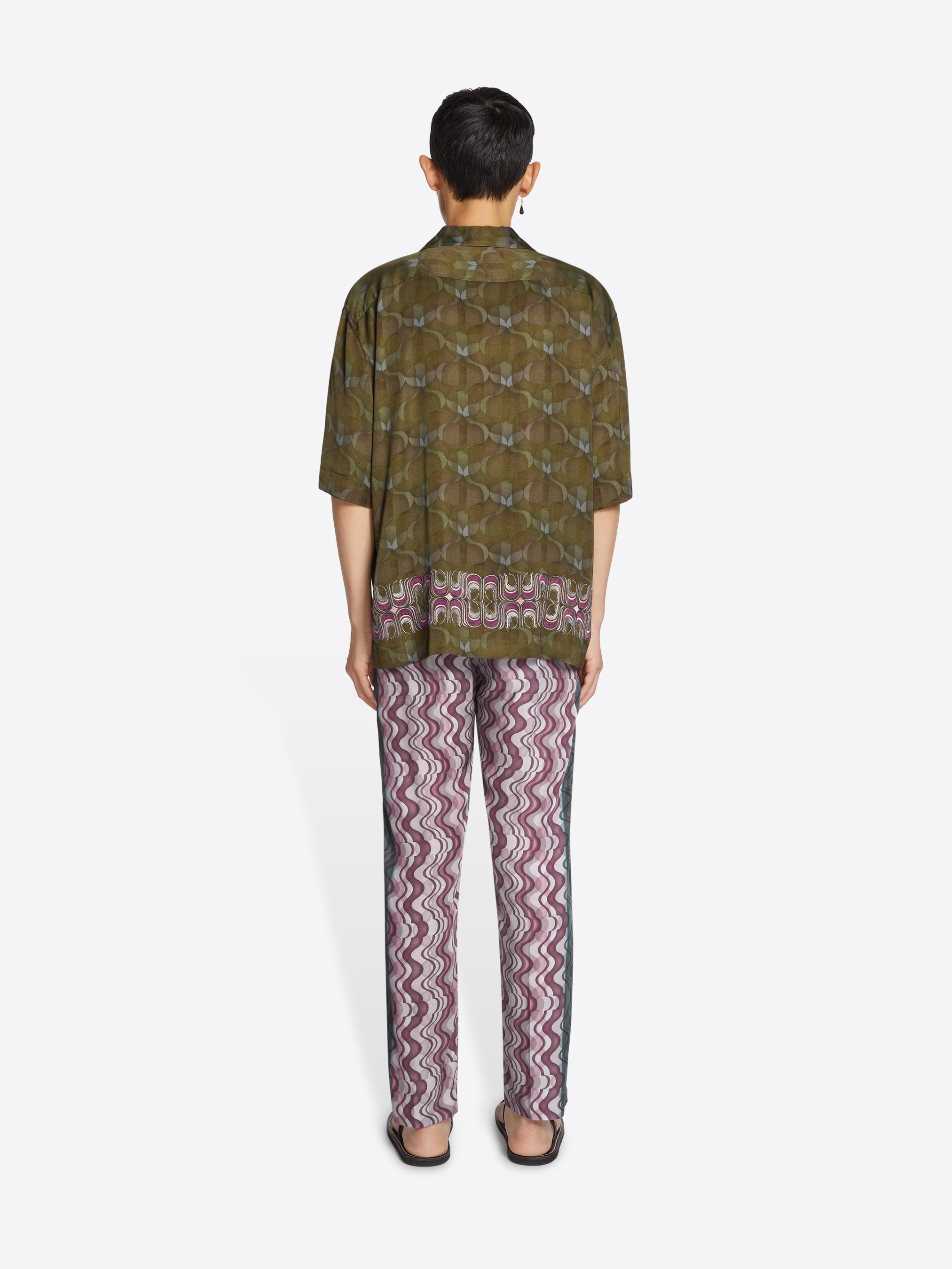 Boxy viscose shirt - Spring-Summer Men | Dries Van Noten