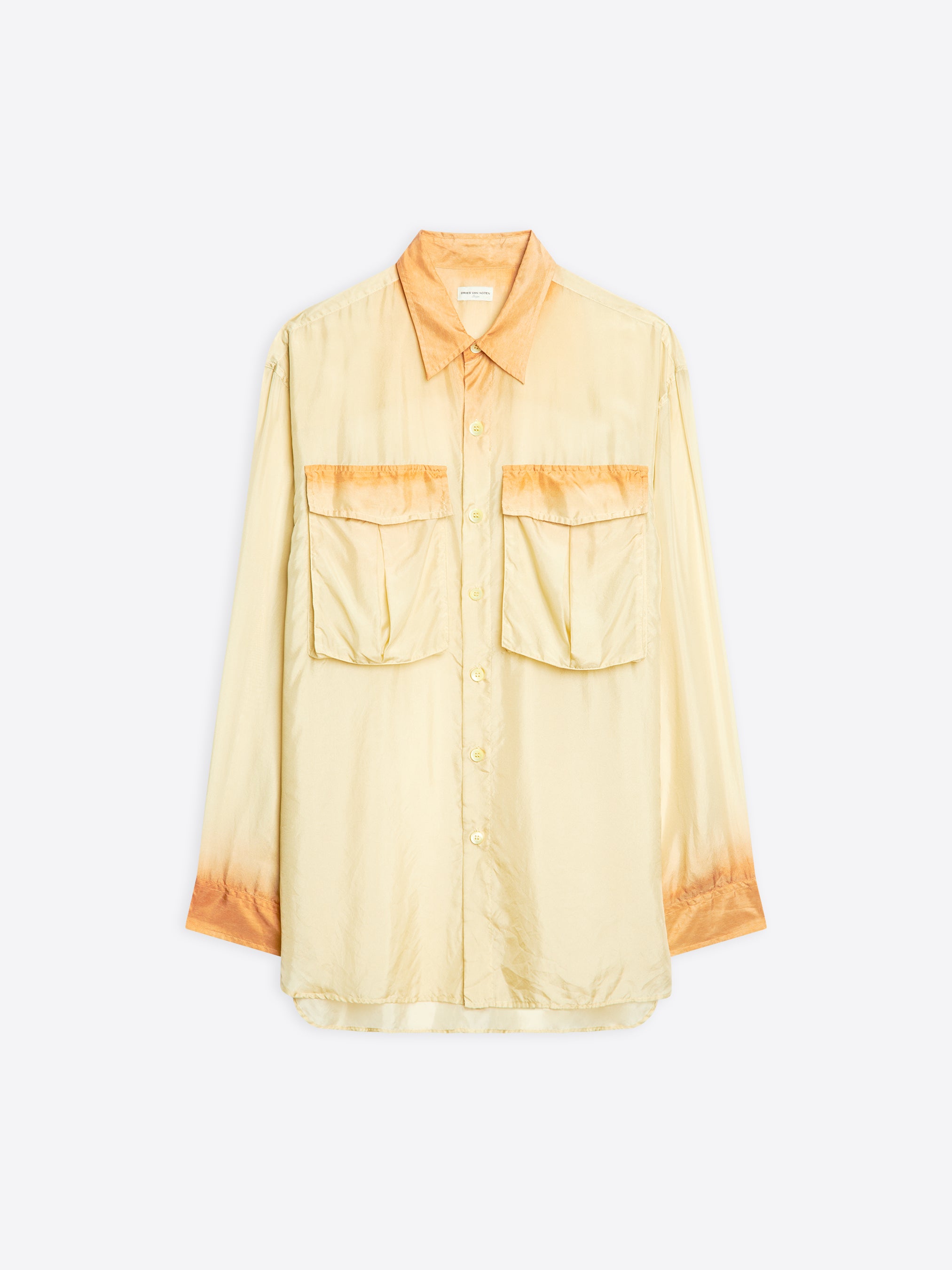 Oversized silk shirt - Spring-Summer Men | Dries Van Noten