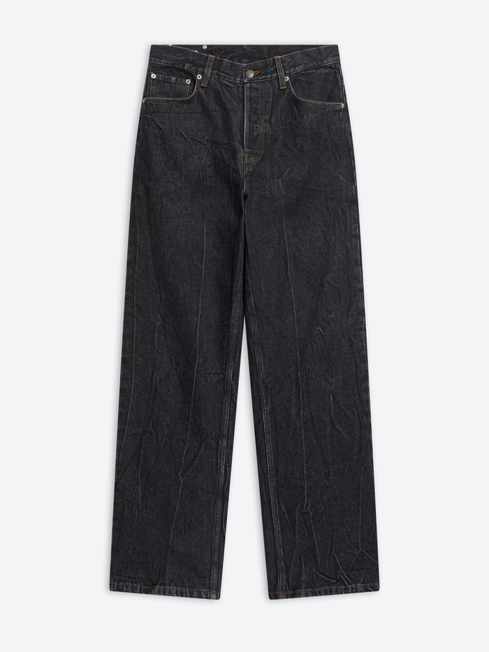 Dries Van Noten Beige Snow Washed Denim Jeans Dries Van Noten