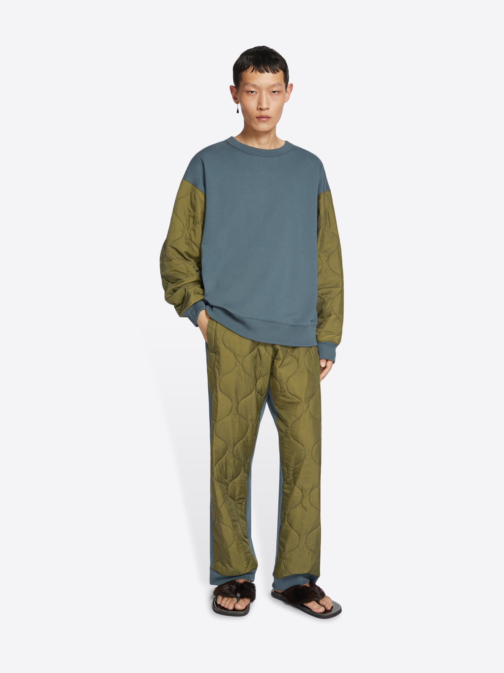 Quilted sweatshirt - Spring-Summer Men | Dries Van Noten