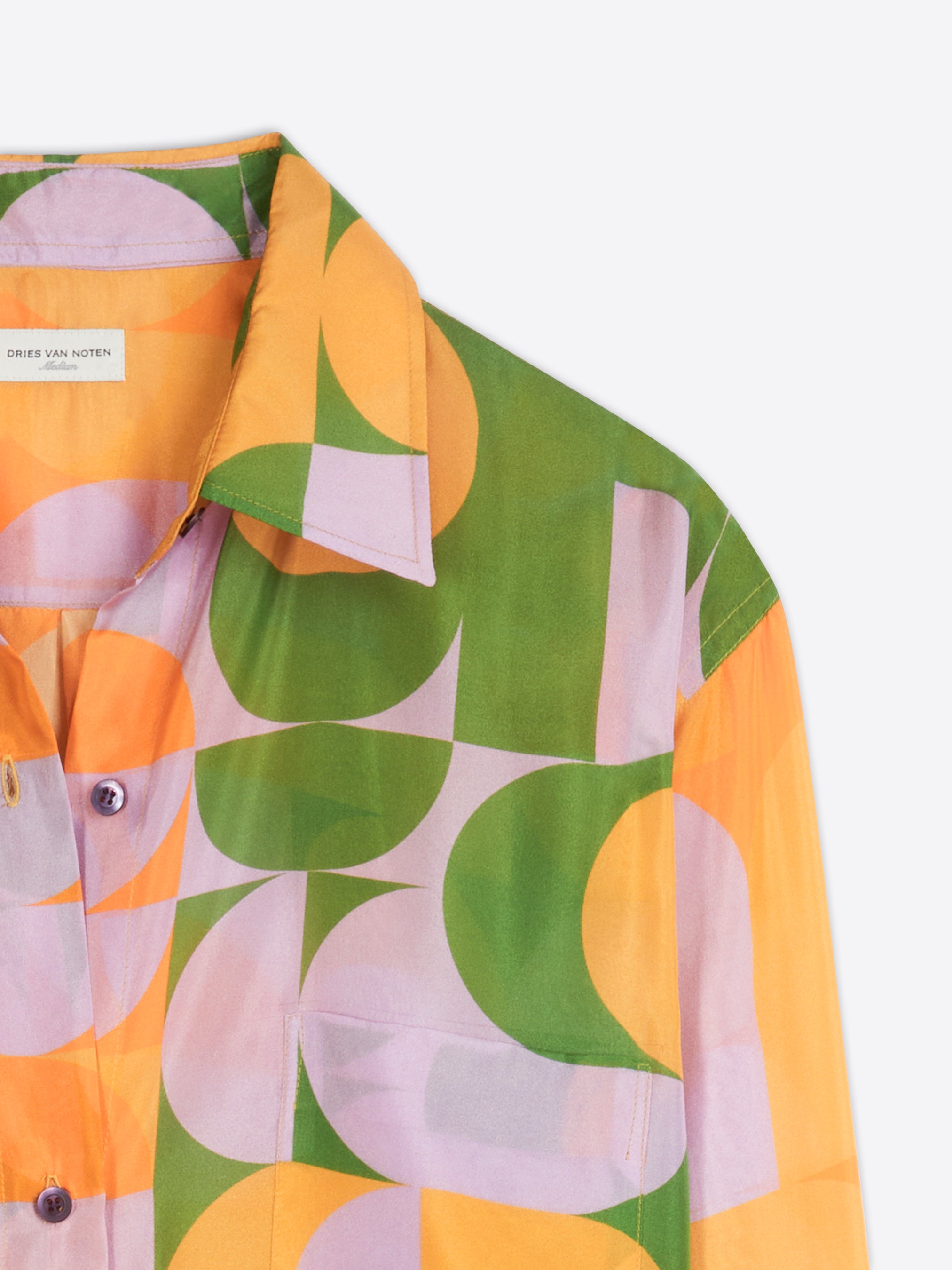 Silk shirt dress - Spring-Summer Women | Dries Van Noten