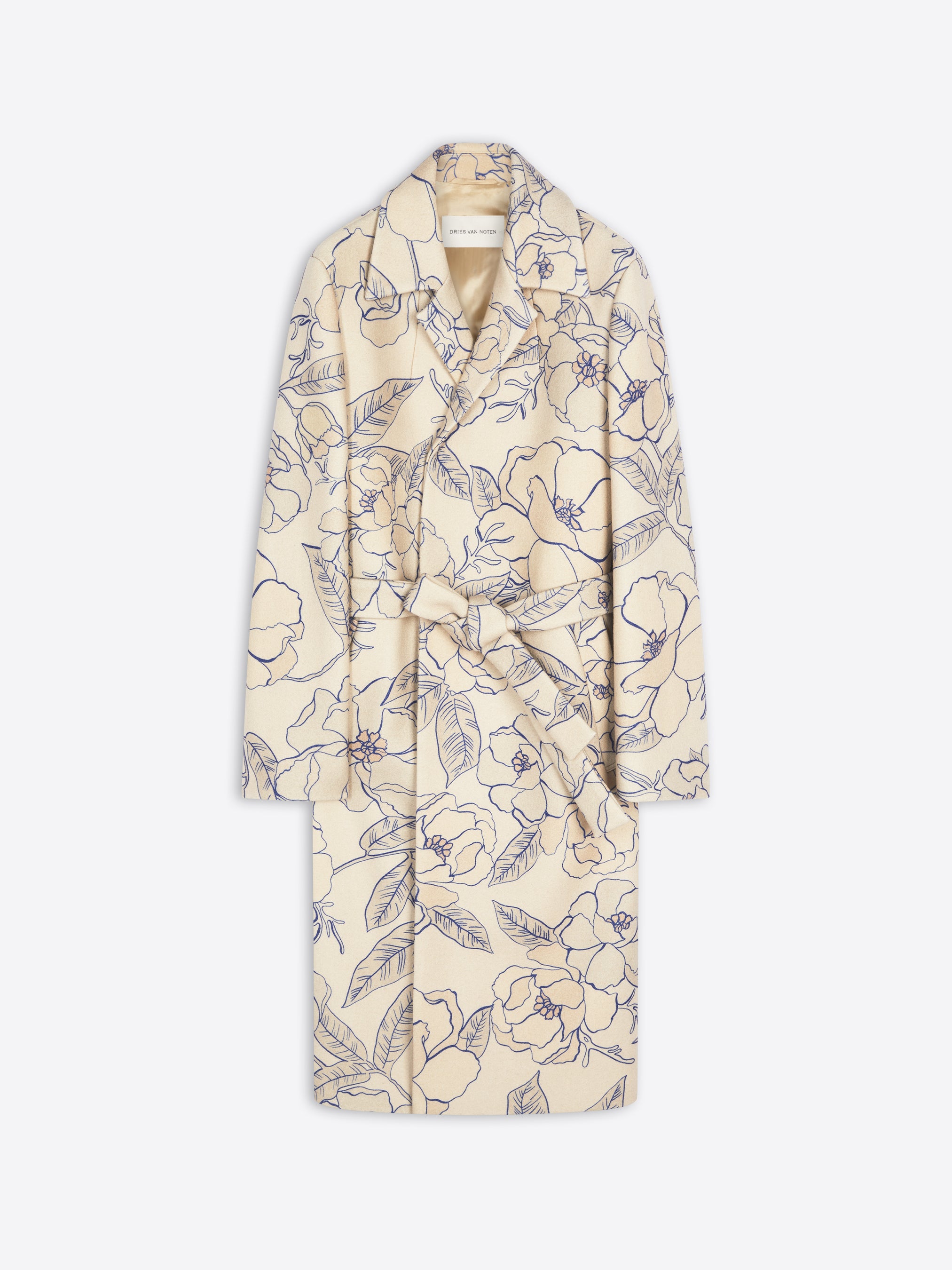 Floral coat Autumn Winter Women Dries Van Noten