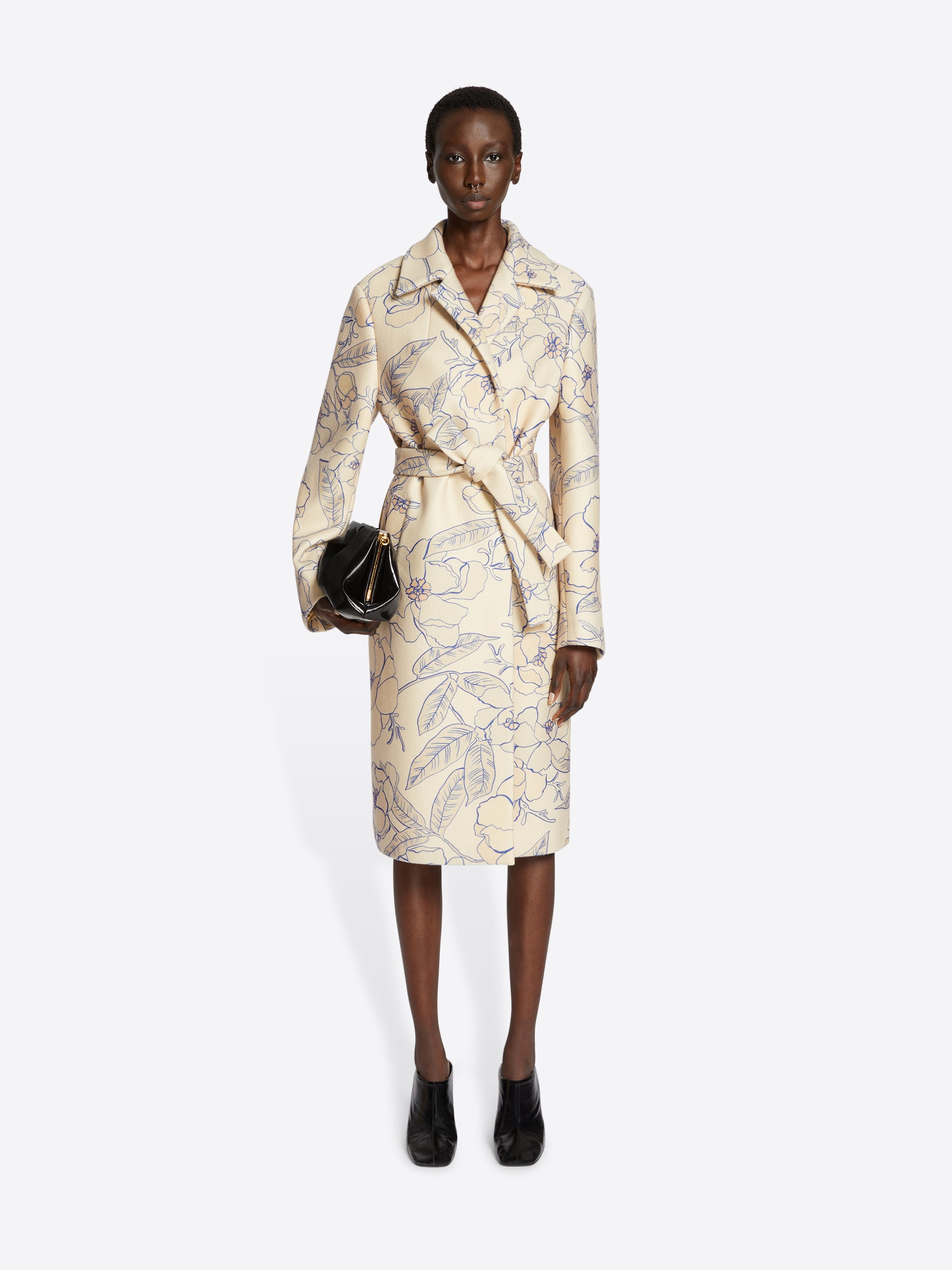 Floral coat Autumn Winter Women Dries Van Noten