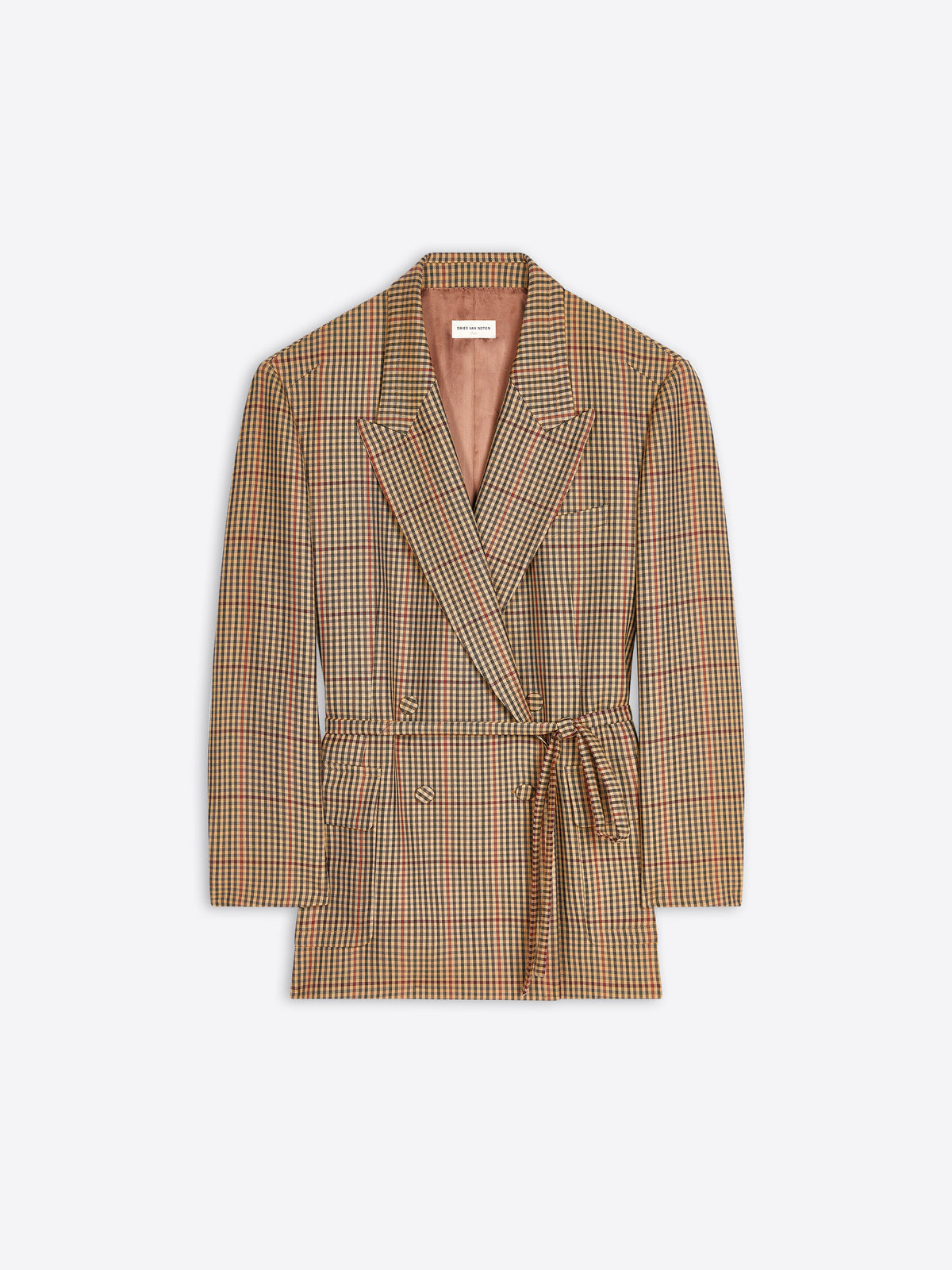 Checked blazer