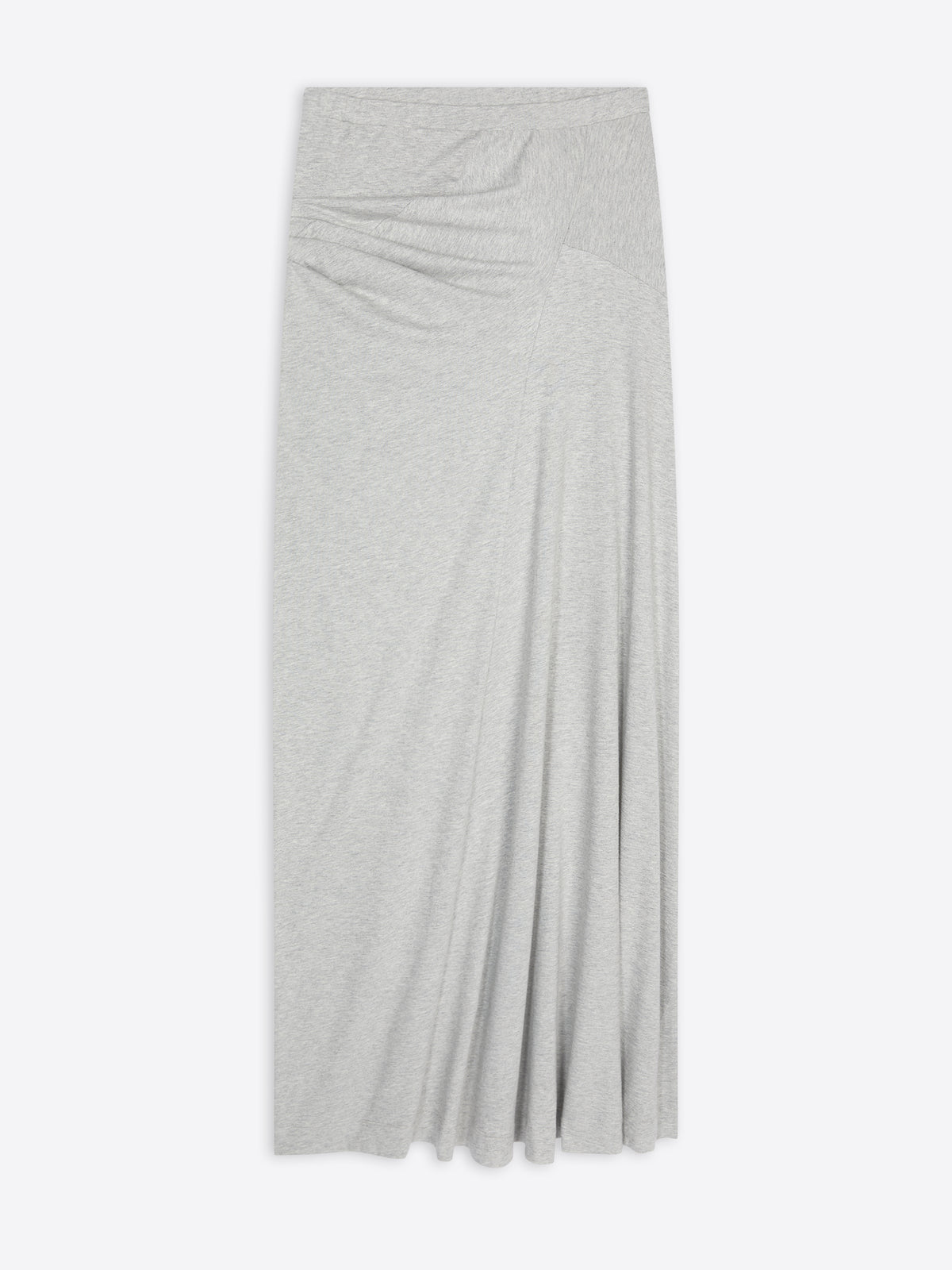 Draped cotton skirt