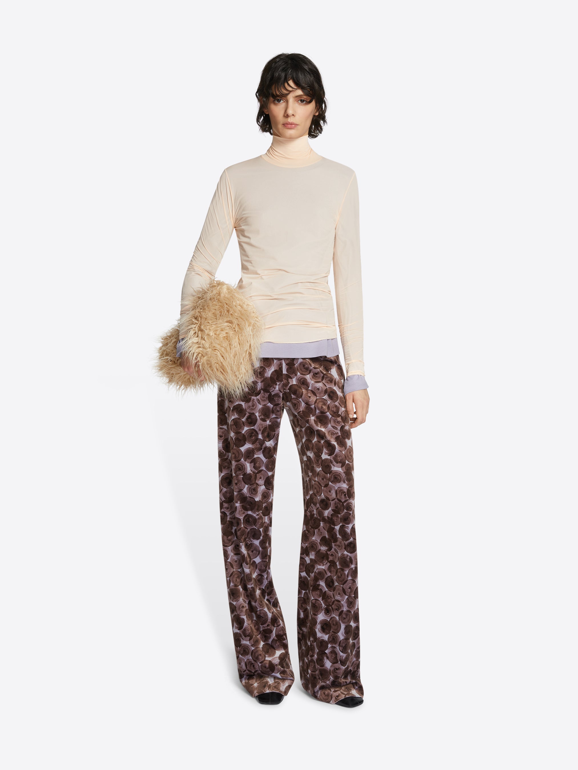 Dries van noten printed turtleneck online