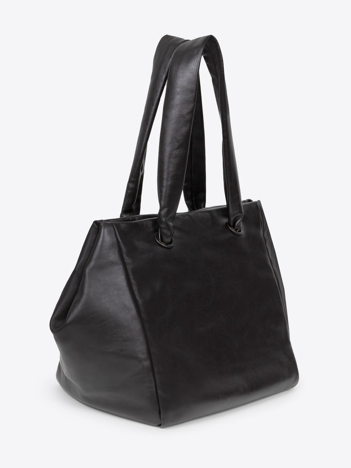 Soft leather tote