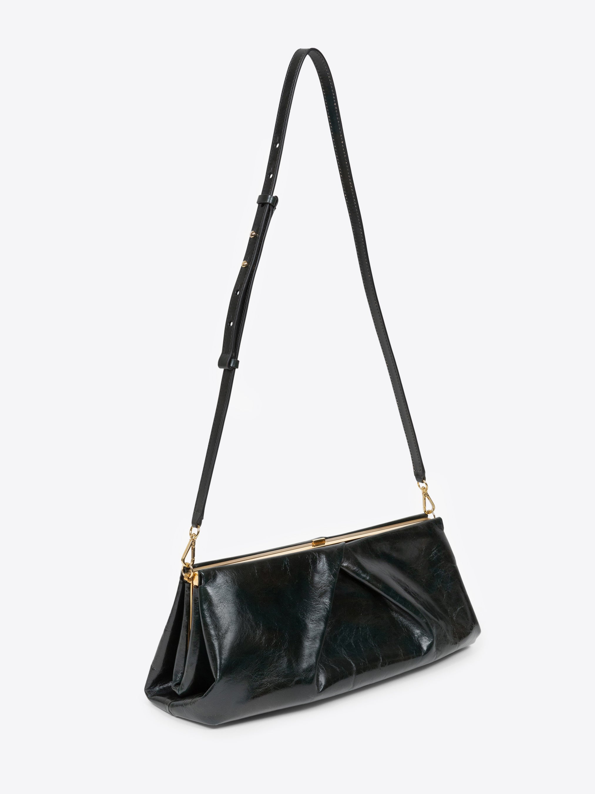 Large leather clutch bag deals