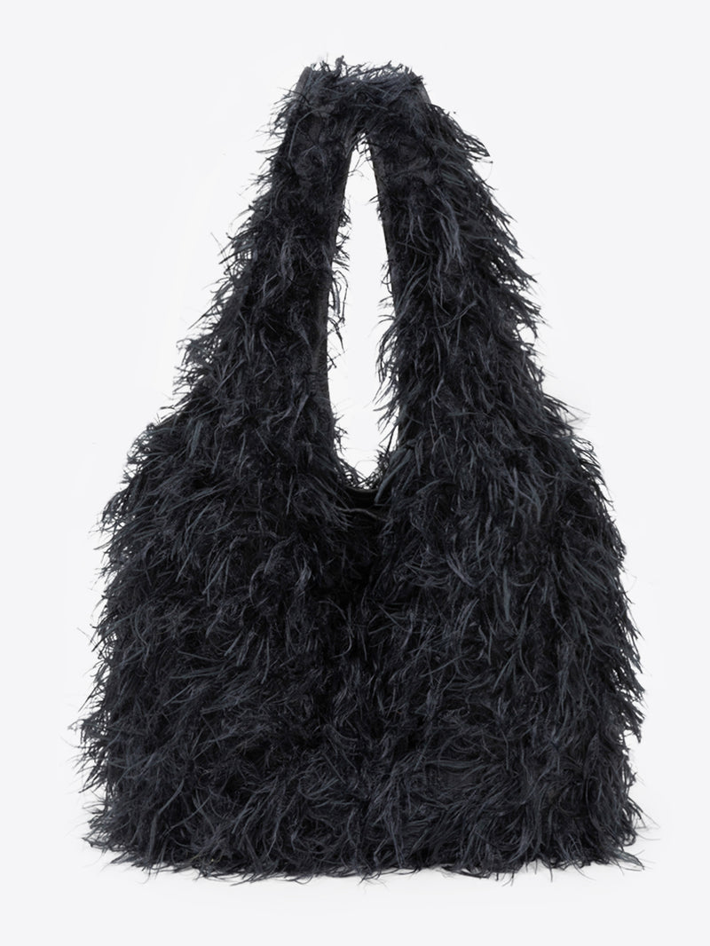 Fluffy tote bag