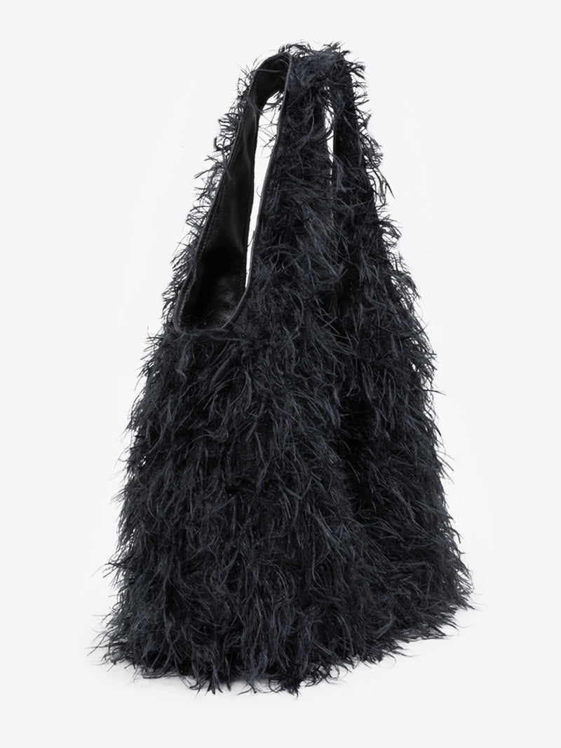 Fluffy tote bag