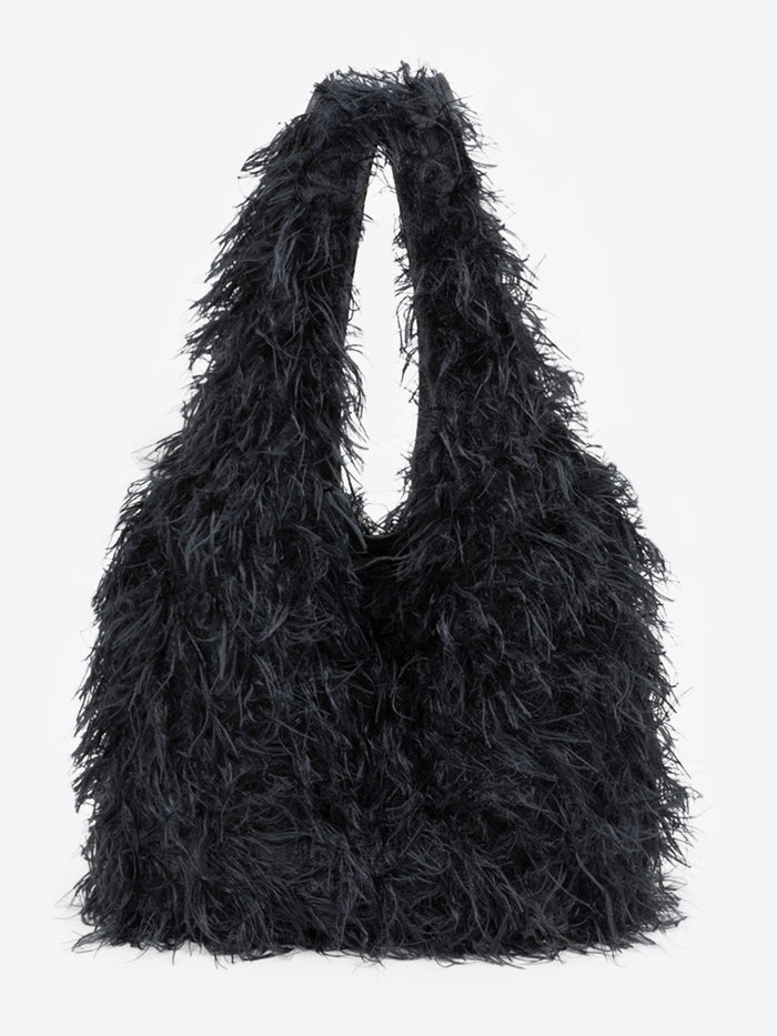 Fluffy tote bag