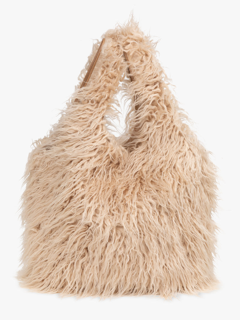 Fluffy tote bag