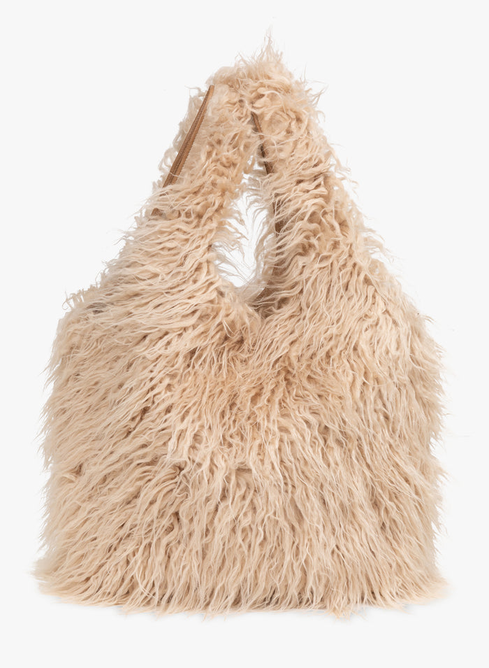 Fluffy tote bag