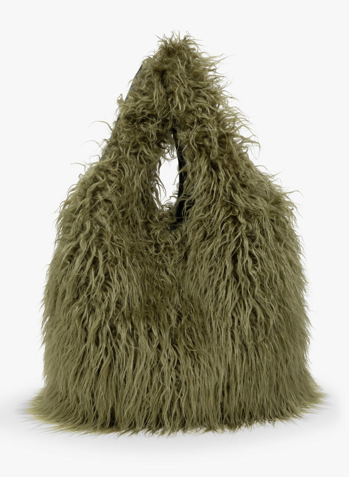 Fluffy tote bag