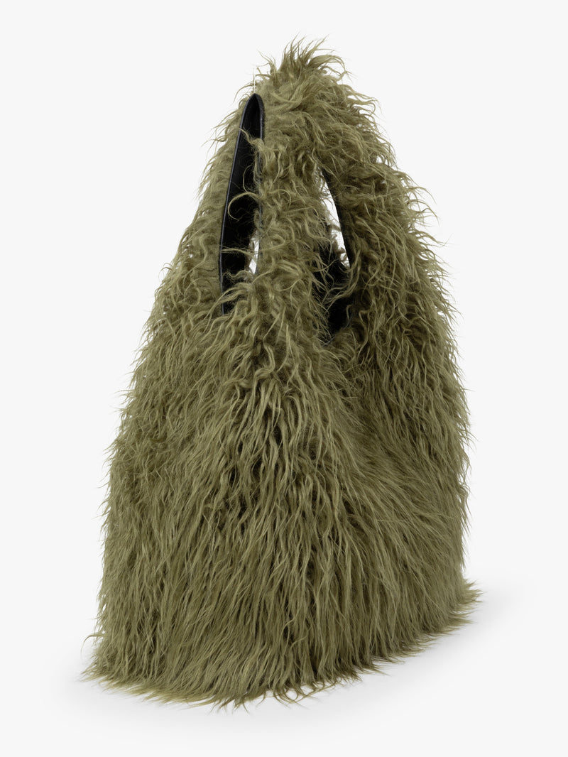 Fluffy tote bag