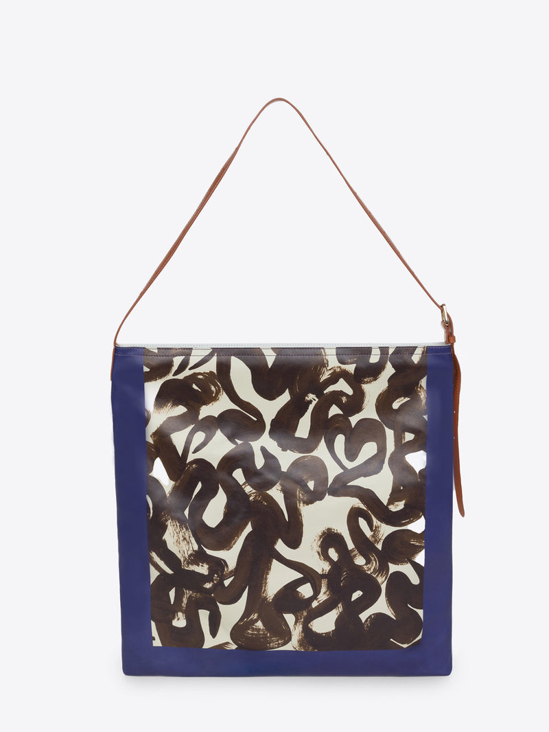 Printed scarf bag