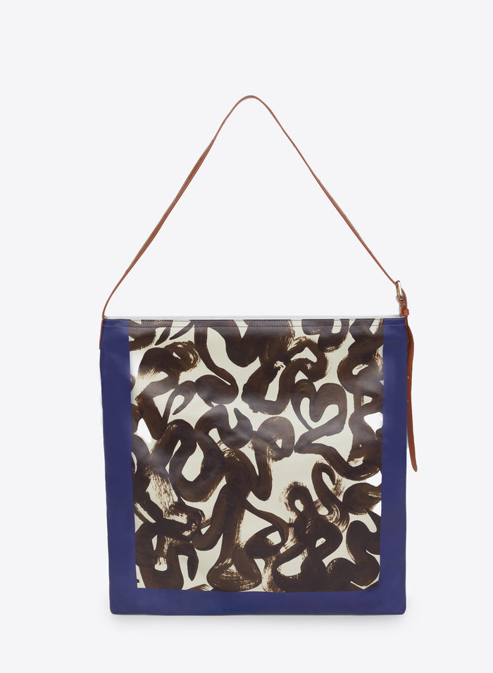 Printed scarf bag