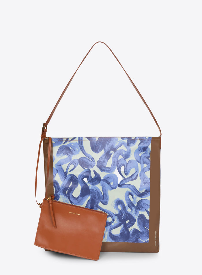 Printed scarf bag