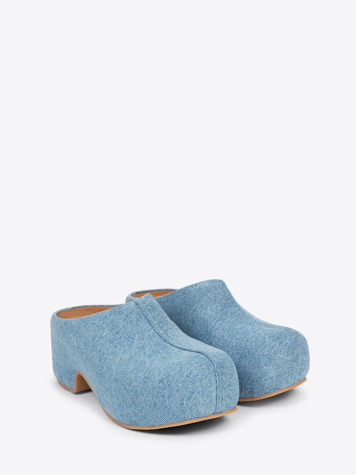 Denim clogs