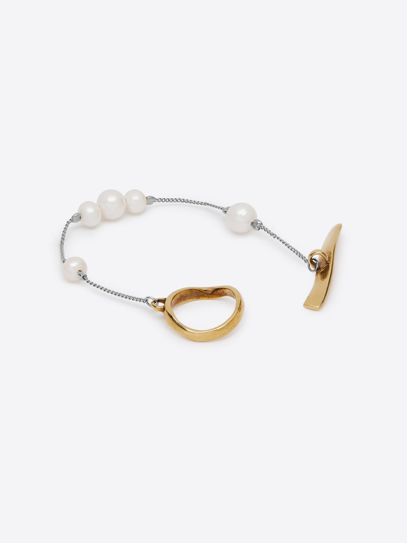 Pearl chain bracelet