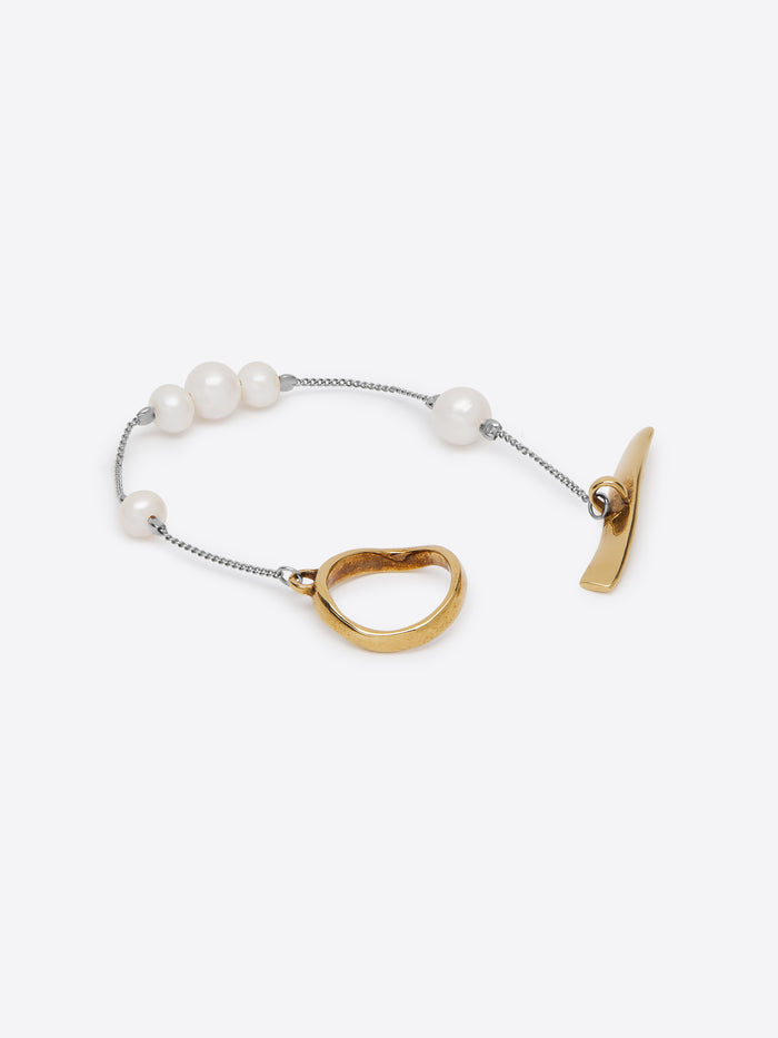 Pearl chain bracelet