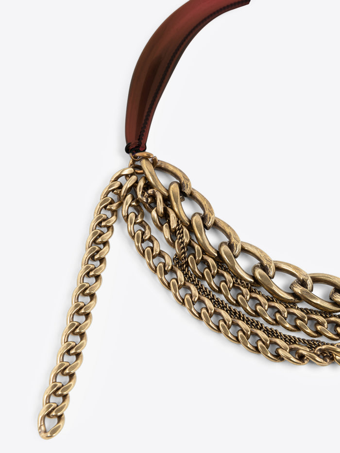 Layered chain necklace