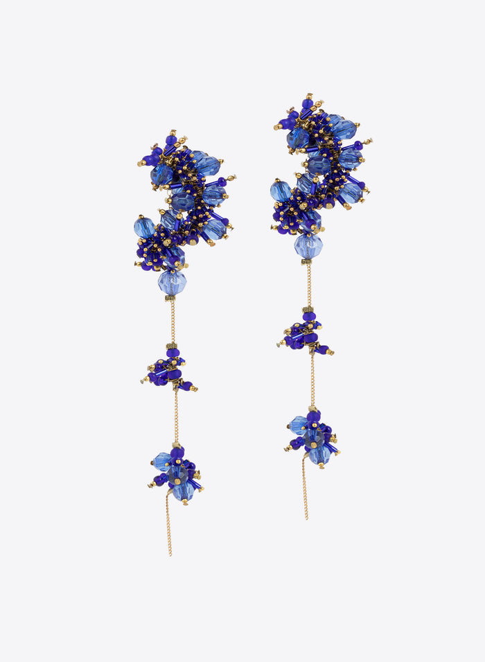 Embroidered earrings